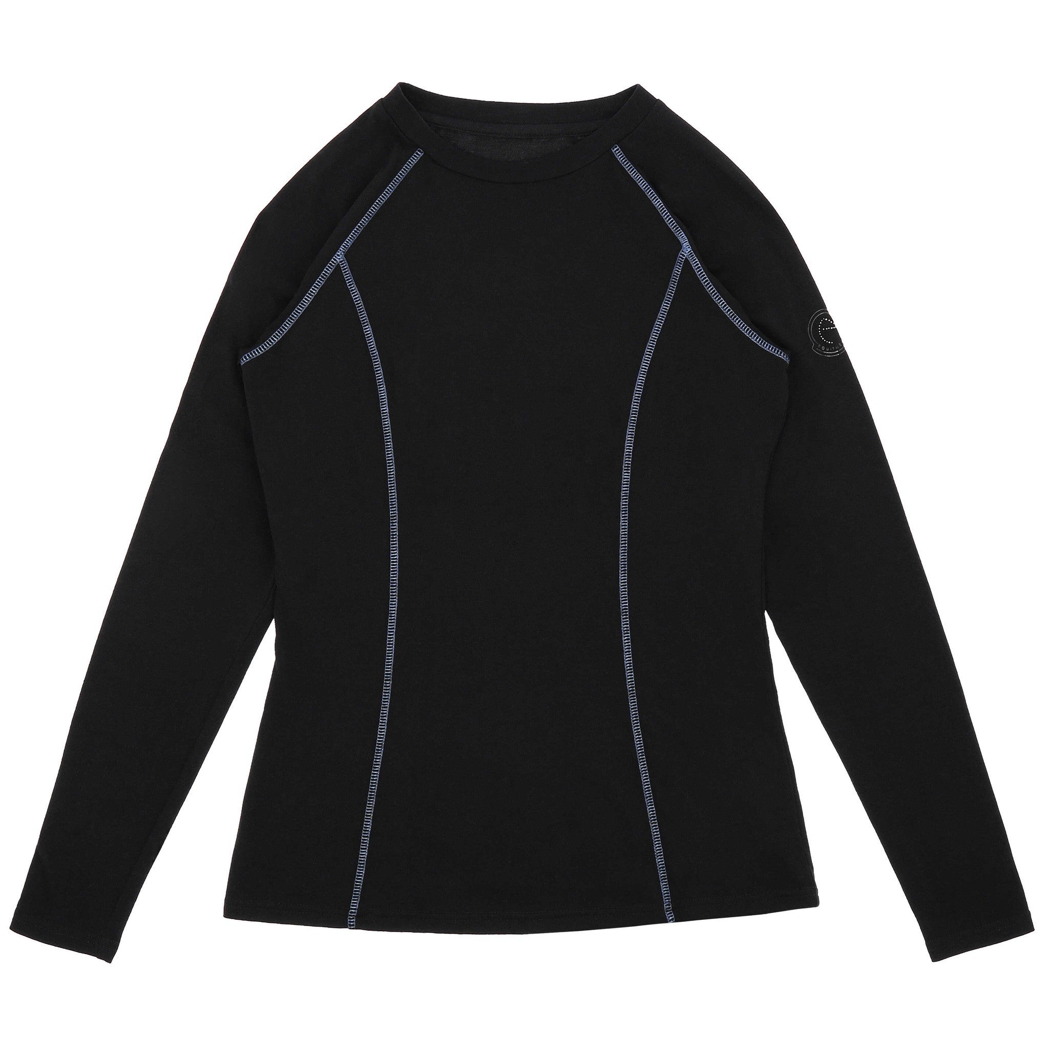 Je t'aime EQUITHÈME Stella T-shirt - Ladies Black/grey/blue 963059192