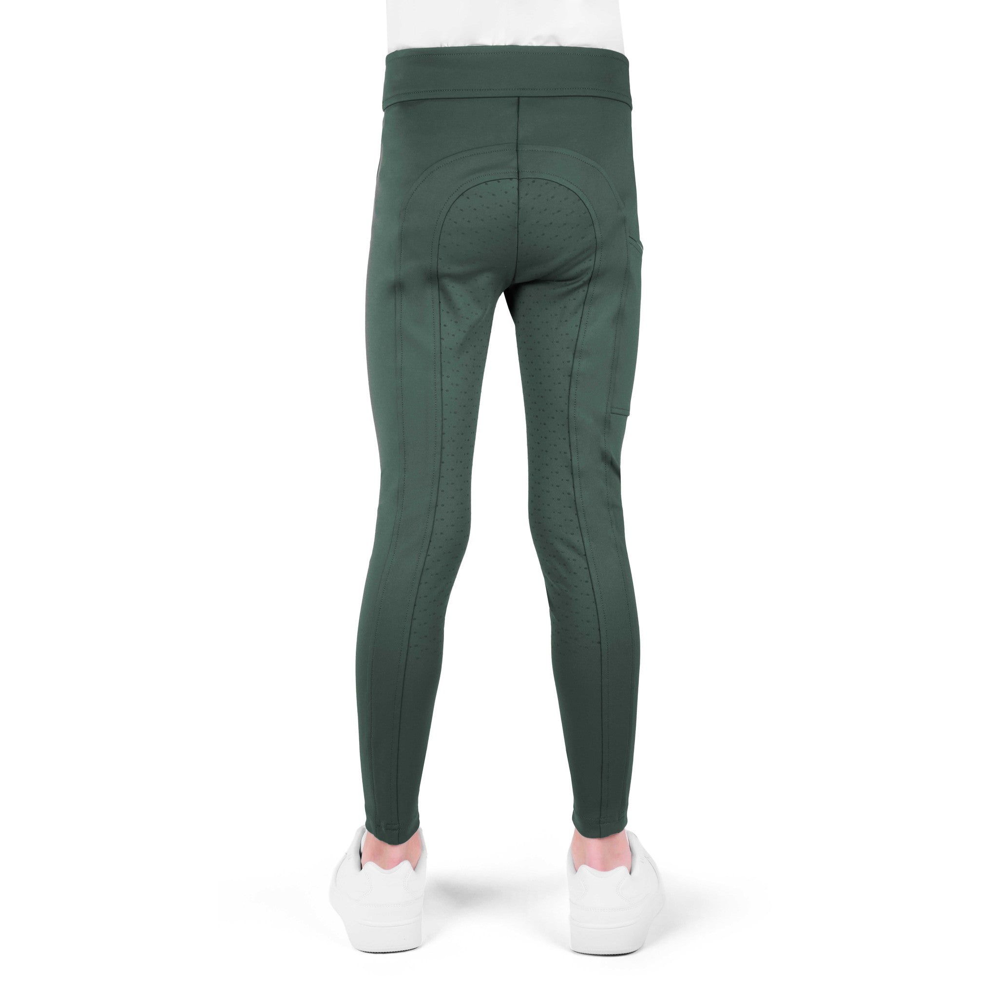 EQUITHÈME Birdy Silicone Full Seat Leggings - Kids Khaki 979172910