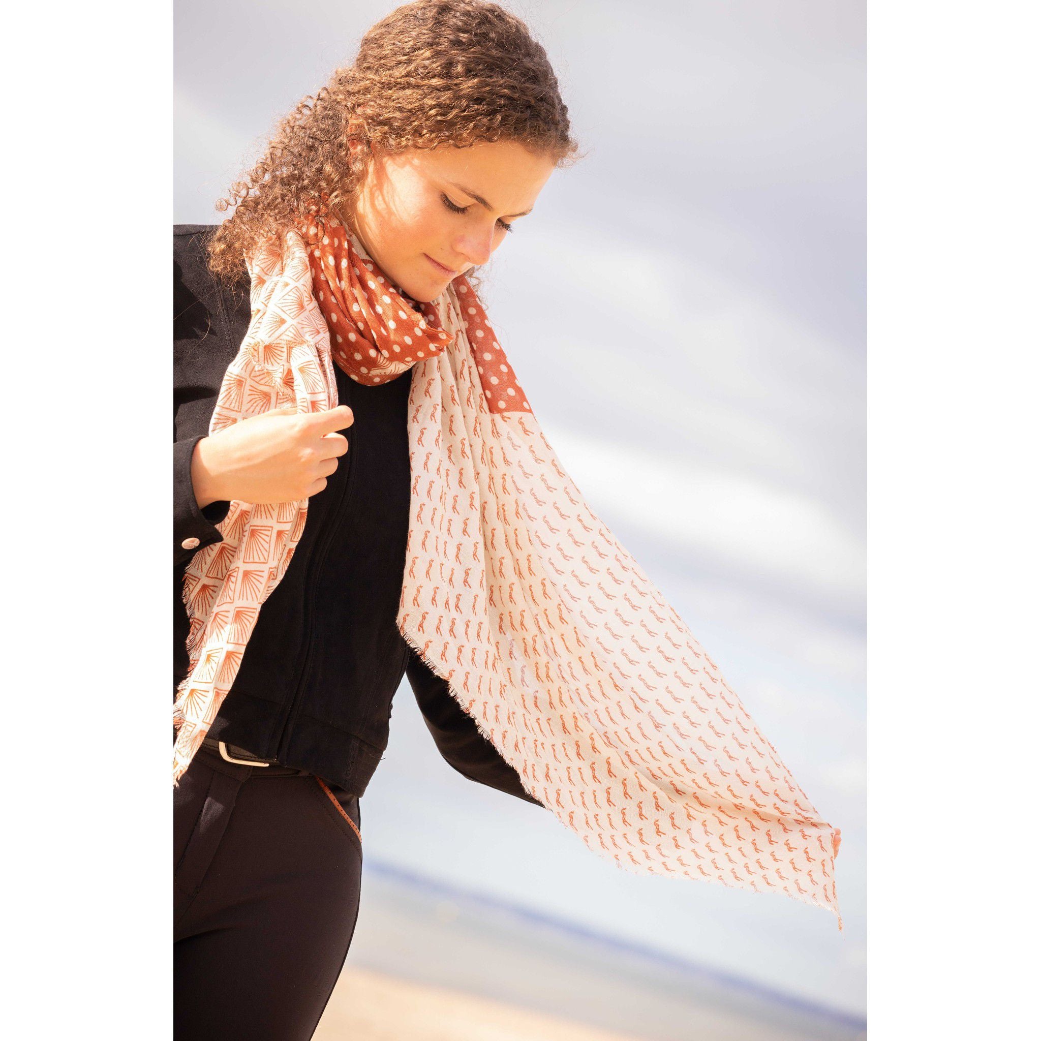 Pénélope Alix stole Ecru 985853024