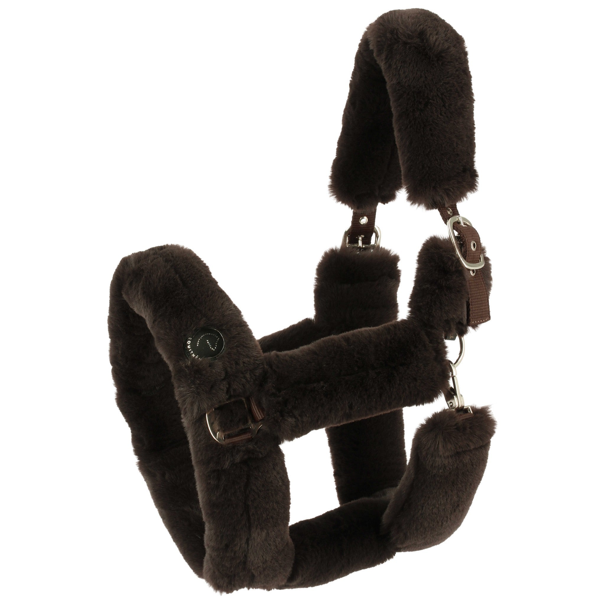 Je t'aime EQUITHÈME Snuggy Halter chestnut brown 510274304