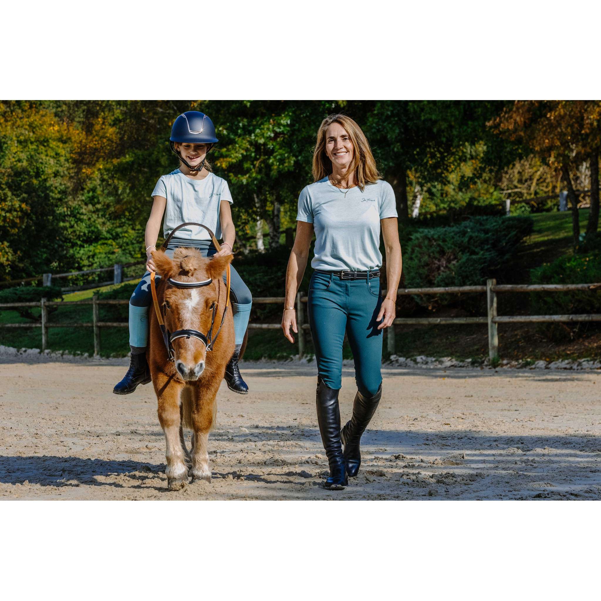 "Je t’aime" EQUITHÈME T-Shirt – Bonnie Mint/green 963098182