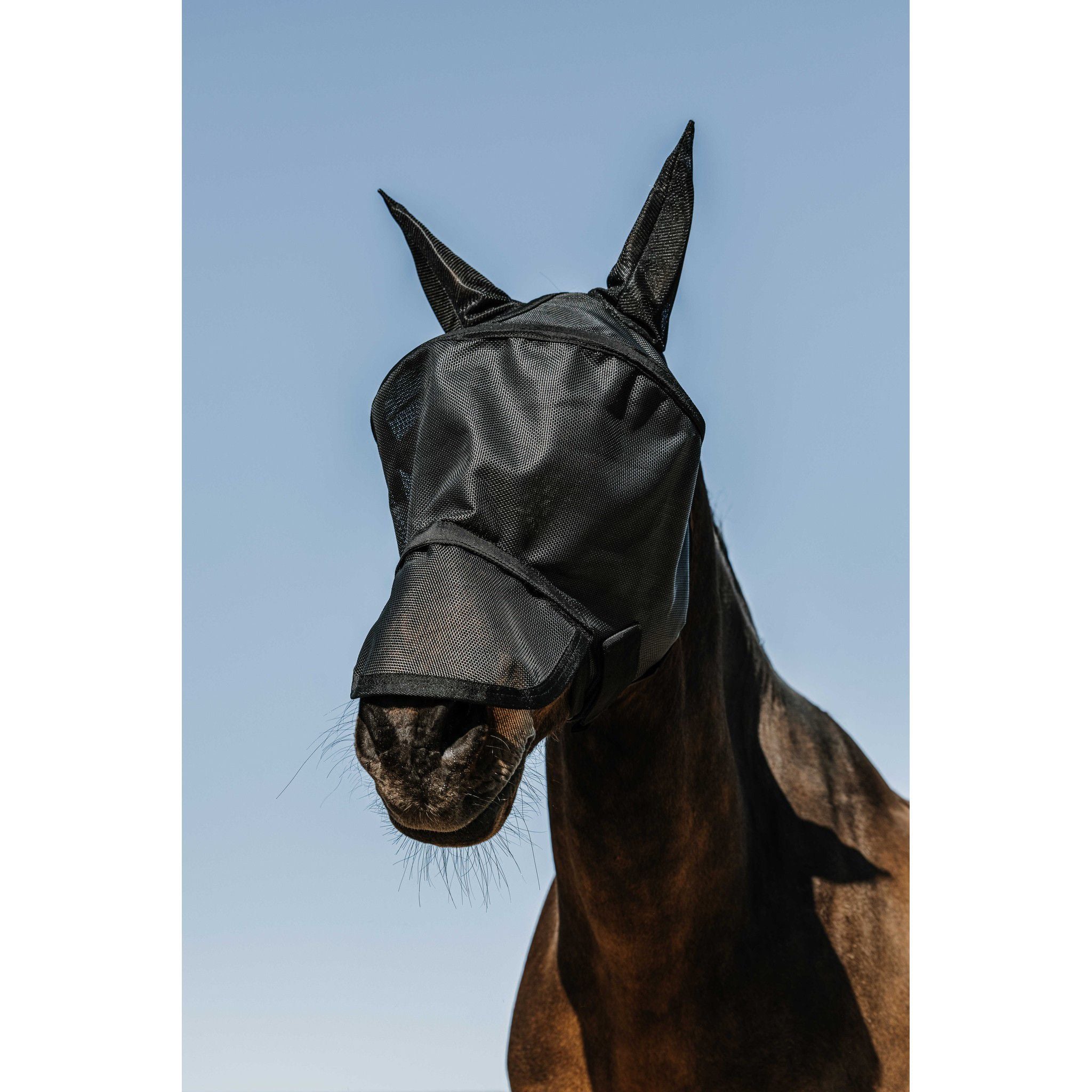 EQUITHÈME Protec UV Protection Fly Mask Black 306020003