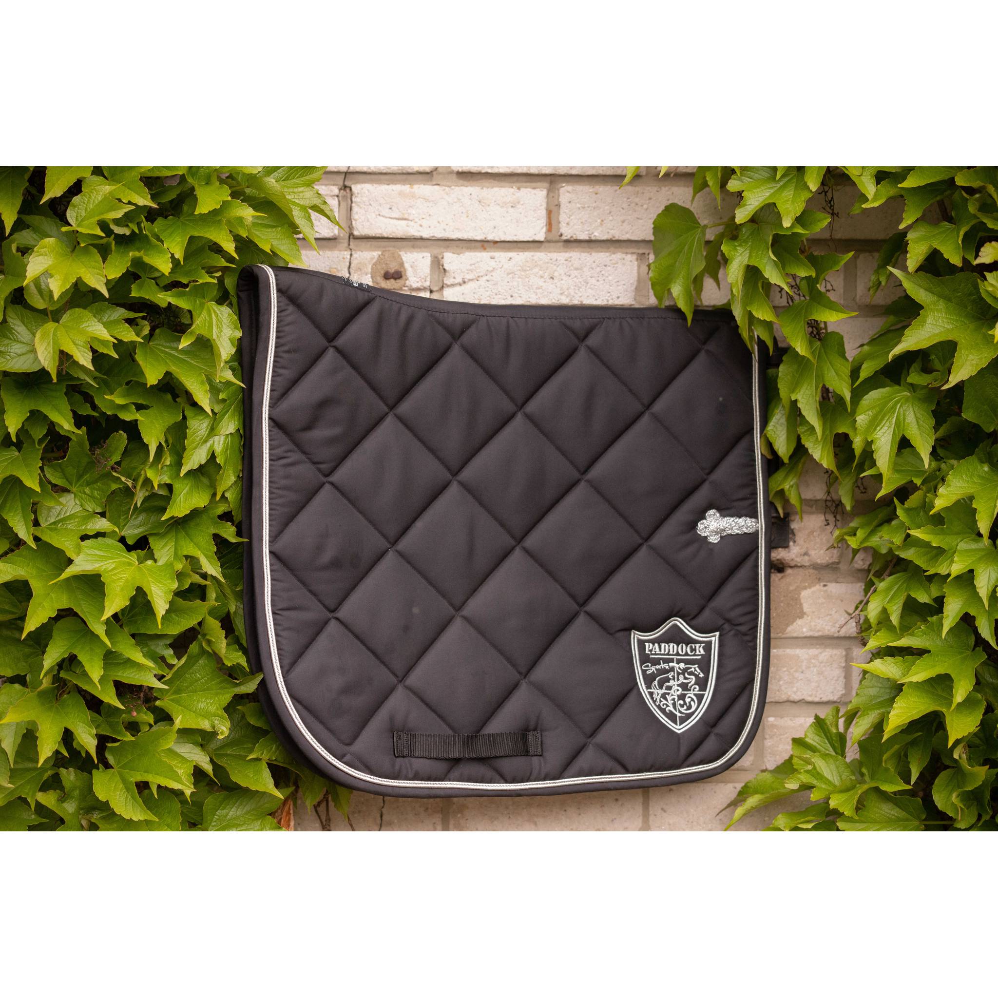 Paddock Sports Prem's Badge Dressage Saddle Pad Black - 204751002_ambi_4