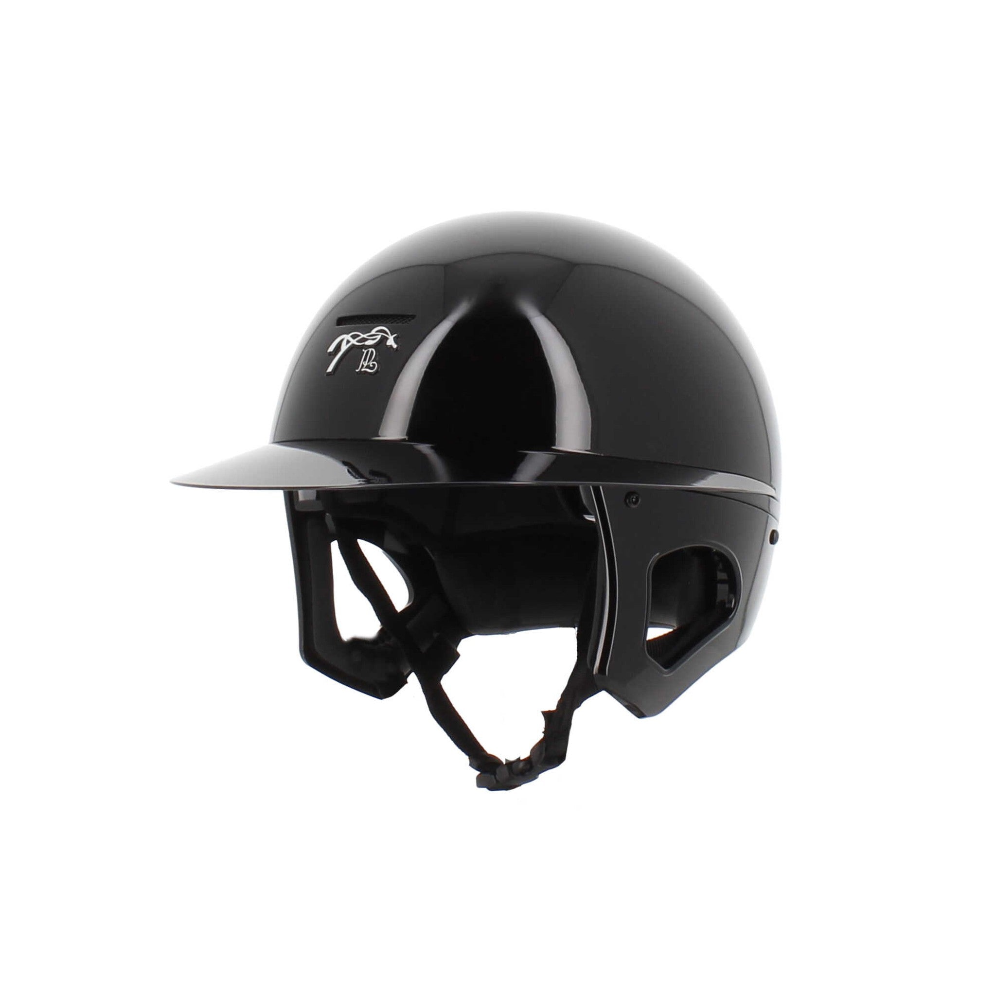 Penelope by Freejump Glossy Helmet with Long Visor Black/shiny black - 990801012_packshot_1