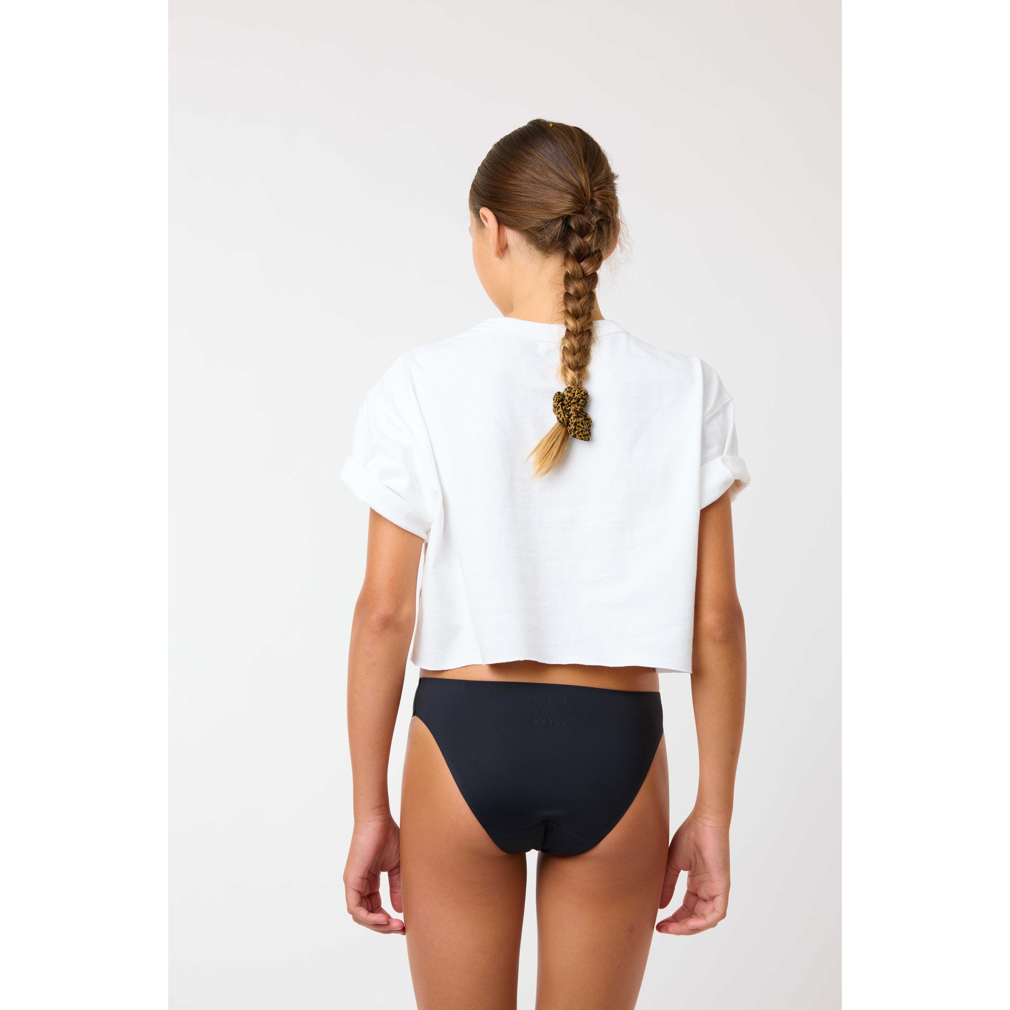 SMOON Séléné Medium Flow Menstrual Panty for Kids Black - 983100023_ambi_2