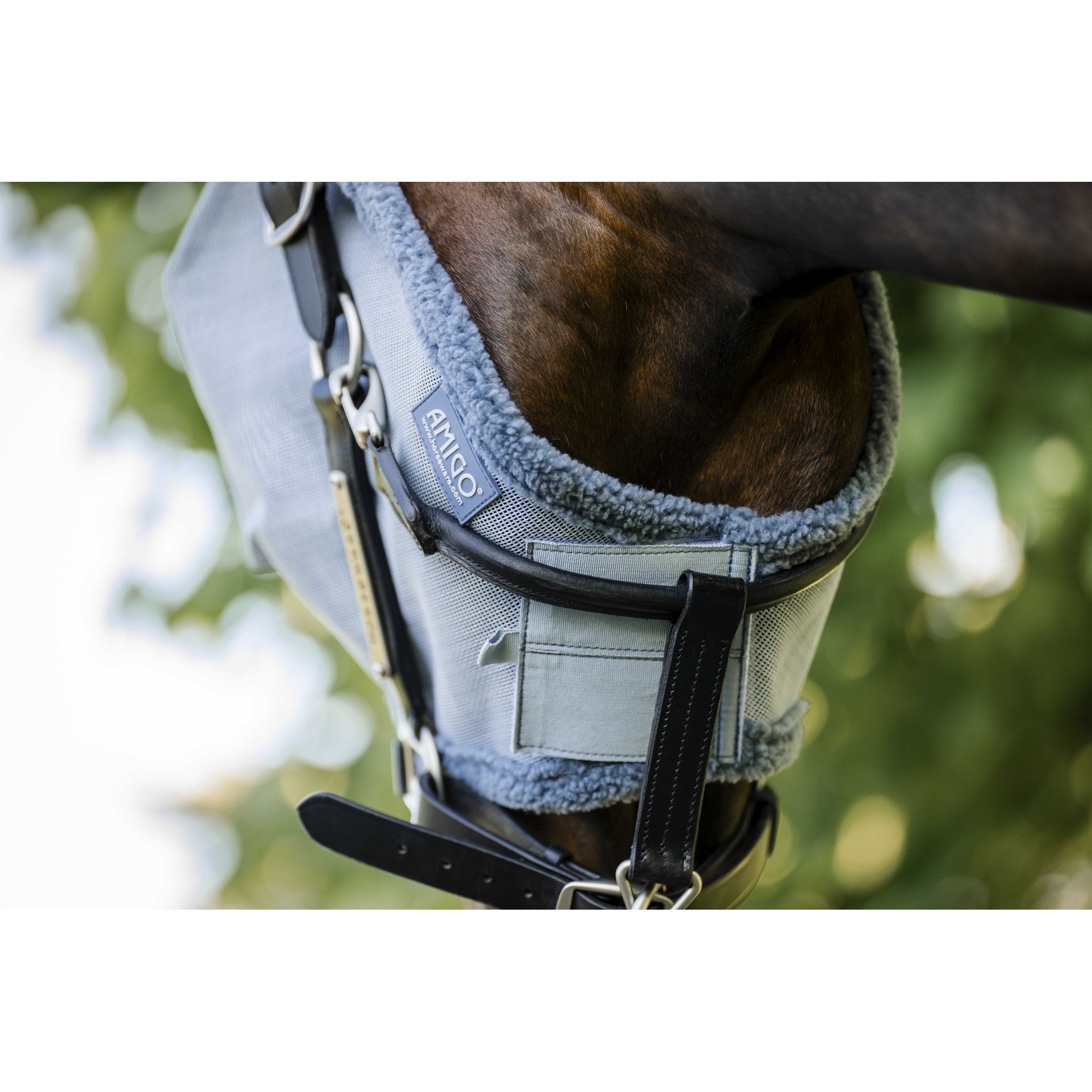 Horseware Amigo Fly Mask Denim - 423004001_ambi_5