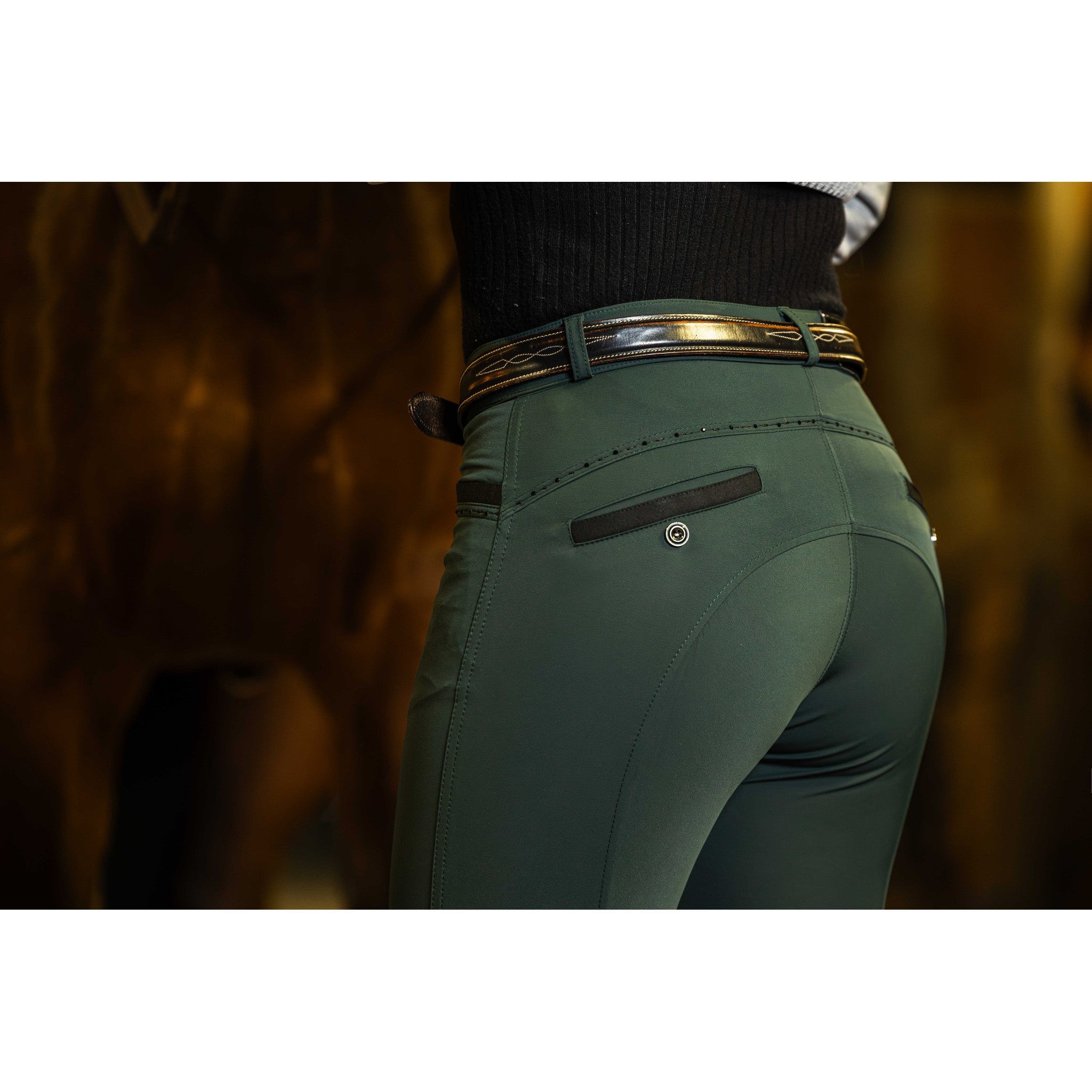 EQUITHÈME Safir Breeches - Ladies Dark green 979357936