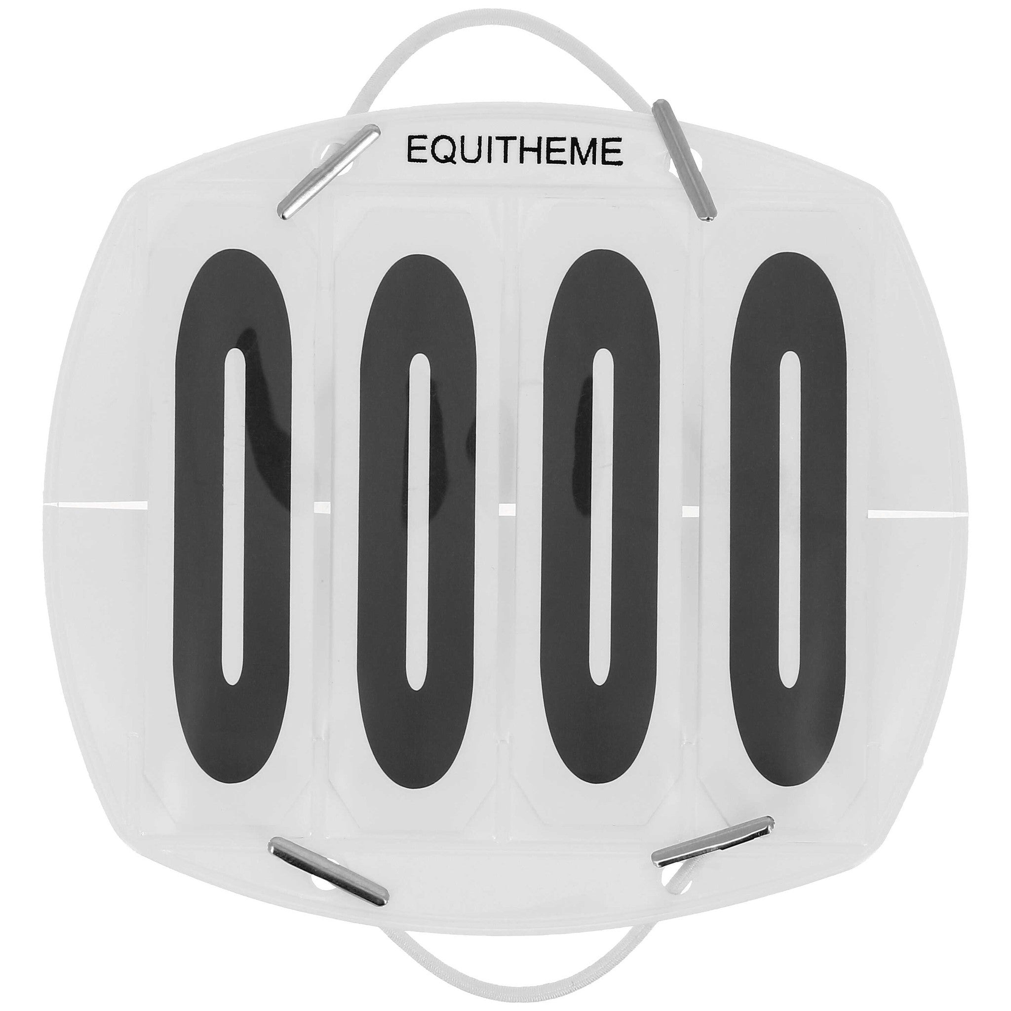 EQUITHÈME 4-Digit Show Number White 904166001