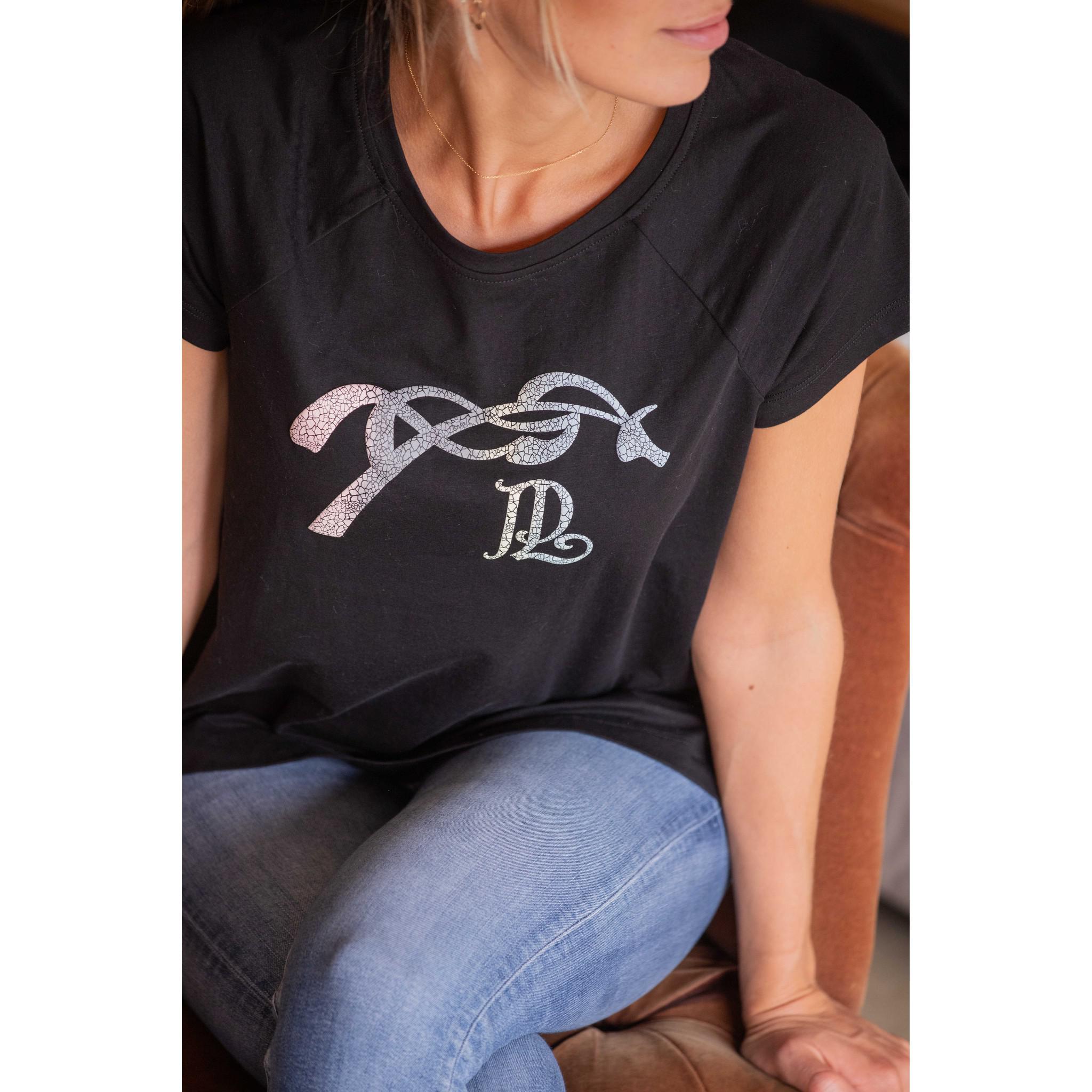 Pénélope Funky T-shirt - Ladies Black 963422021