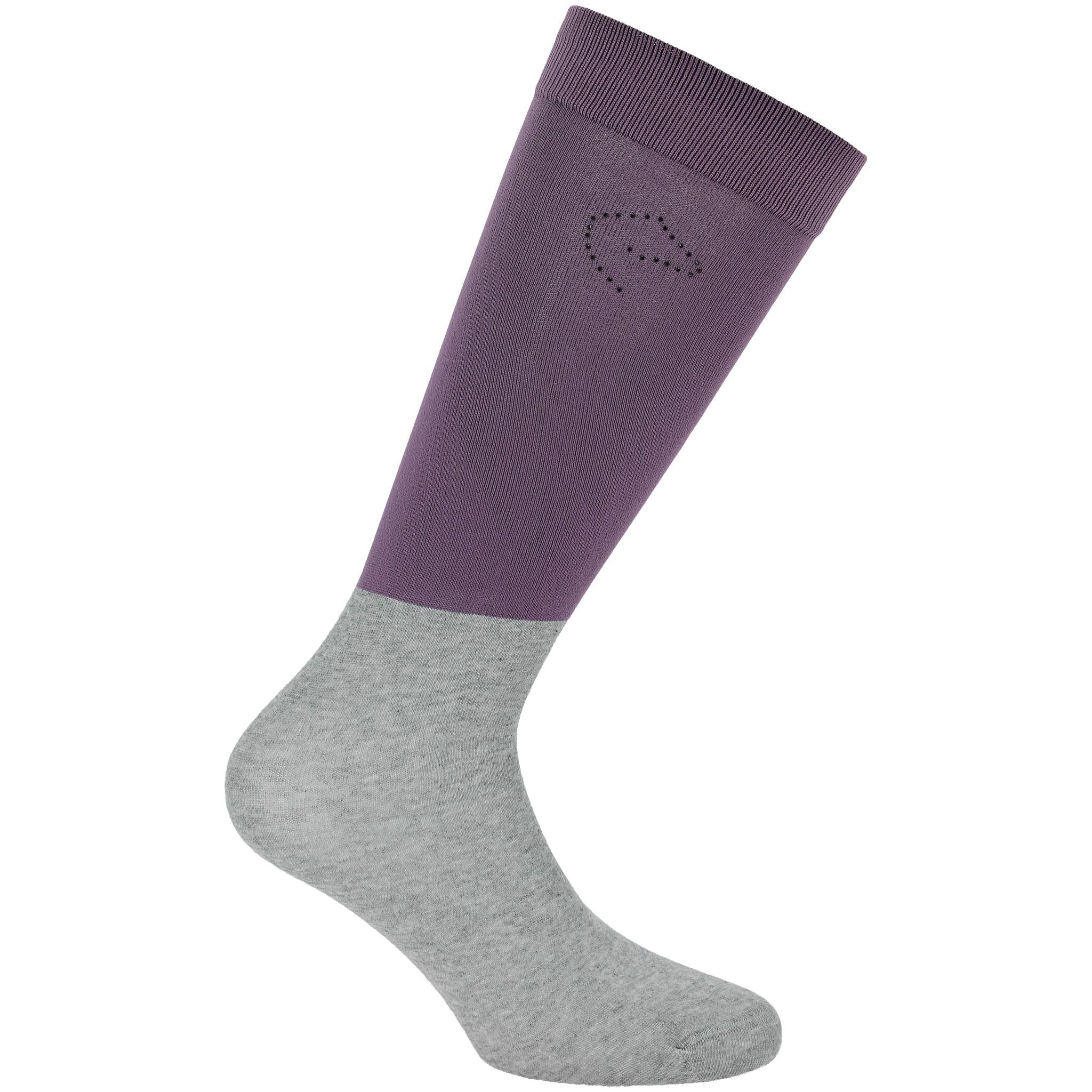 Je t'aime EQUITHÈME Compet Socks Purple 986441016