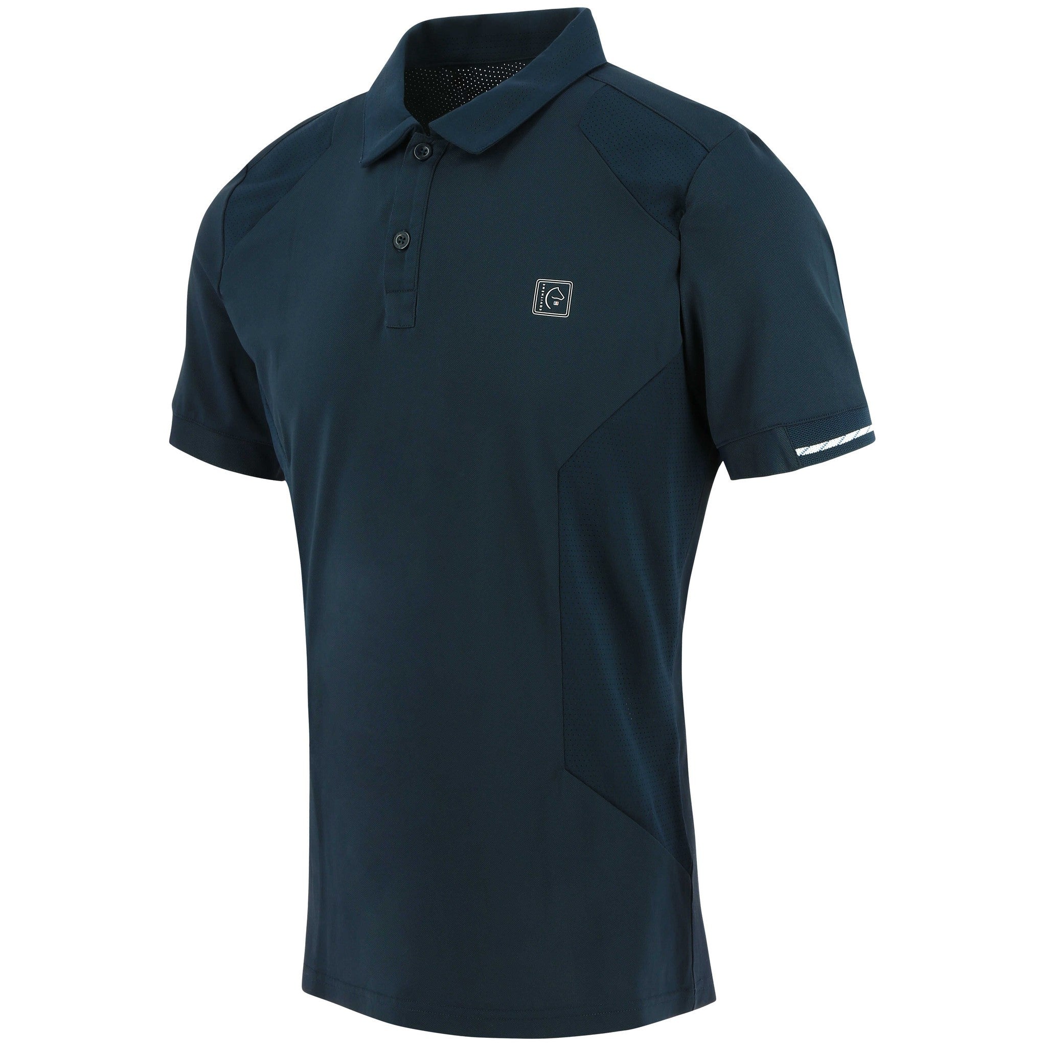 EQUITHÈME Eric Polo Shirt - Men Navy blue 962088073