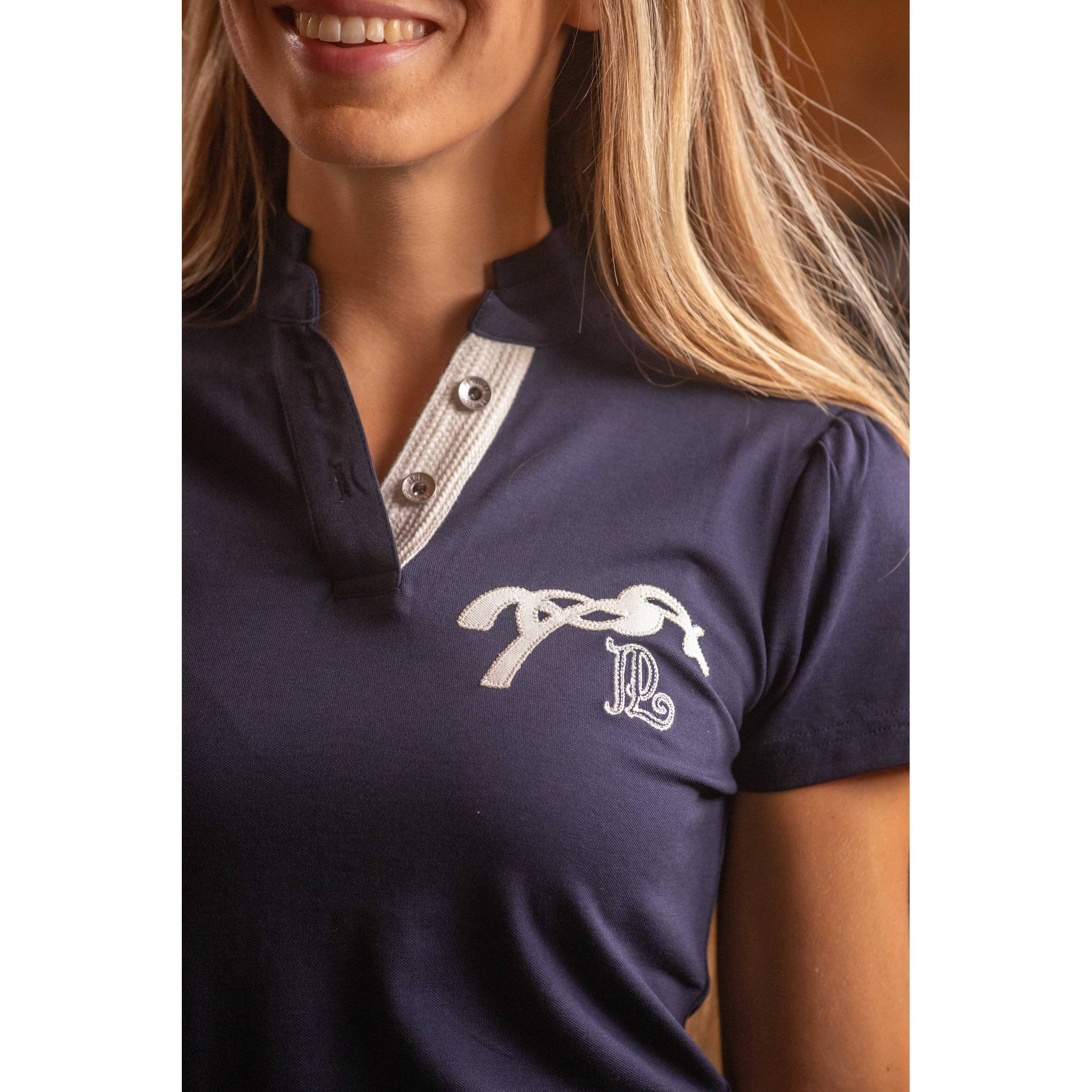 Penelope Victorine Polo - Ladies Navy blue - 963432071_ambi_3