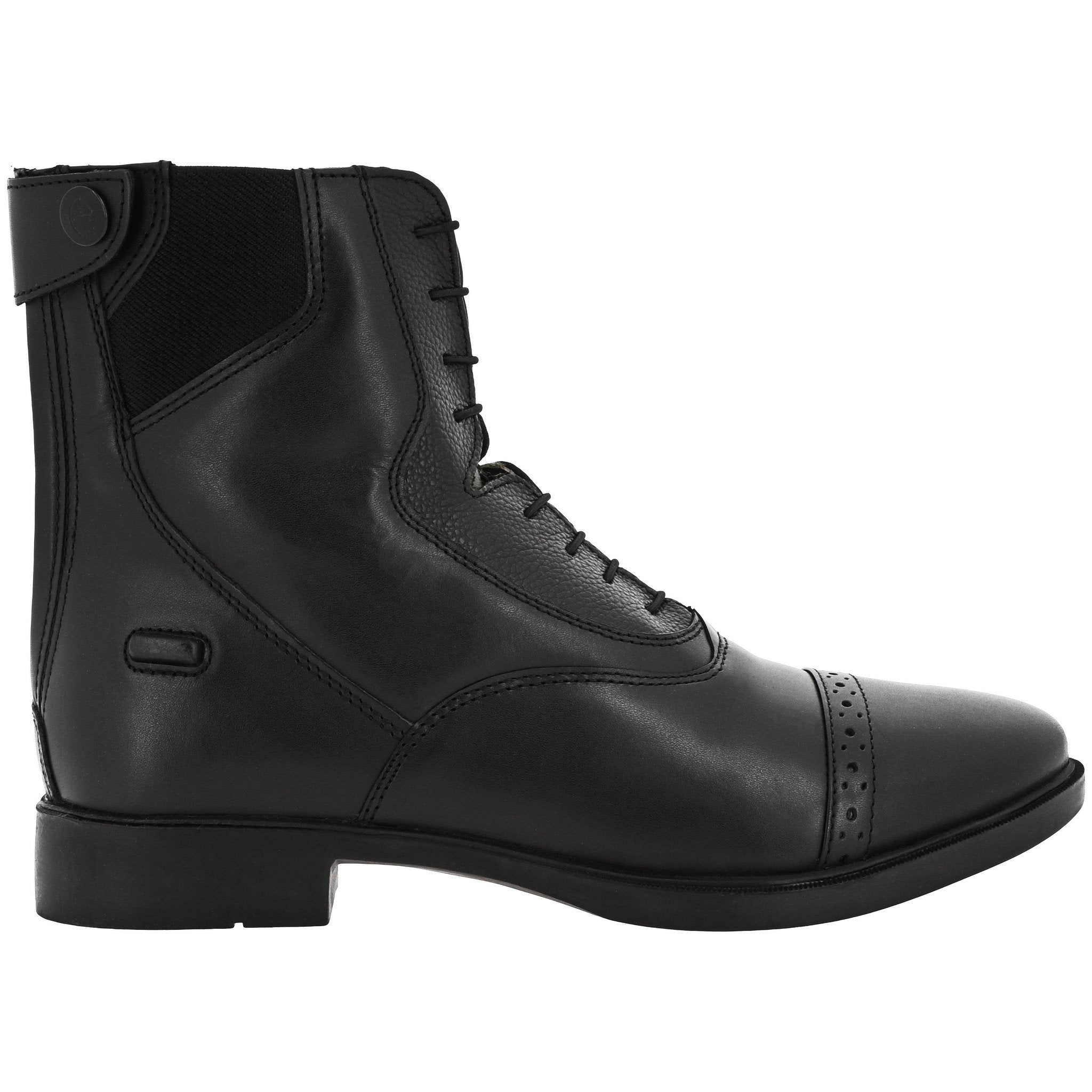 EQUITHÈME Confort extreme boots with laces Black 914074239