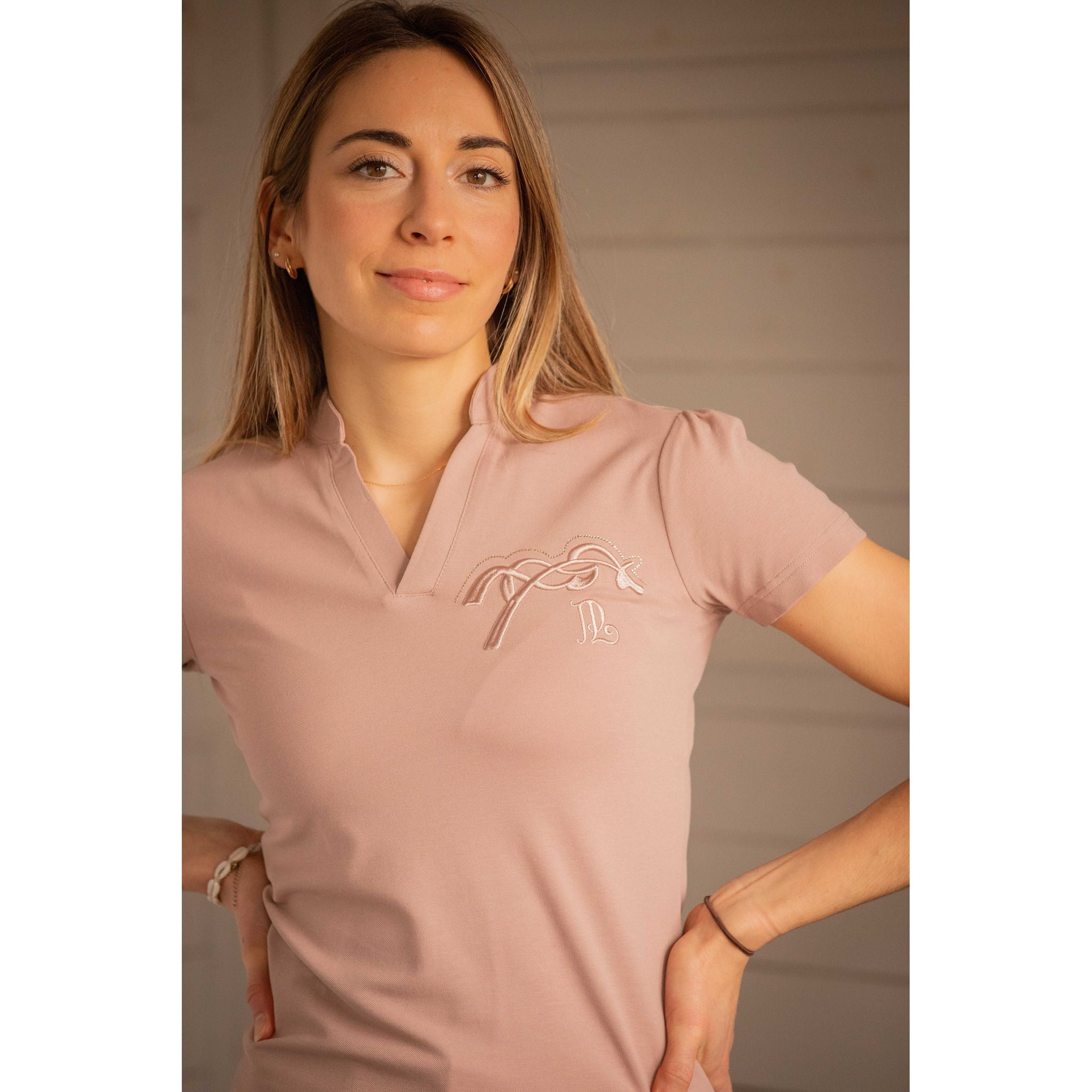 Penelope Josie Polo - Women's Beige - 963423051_ambi_2
