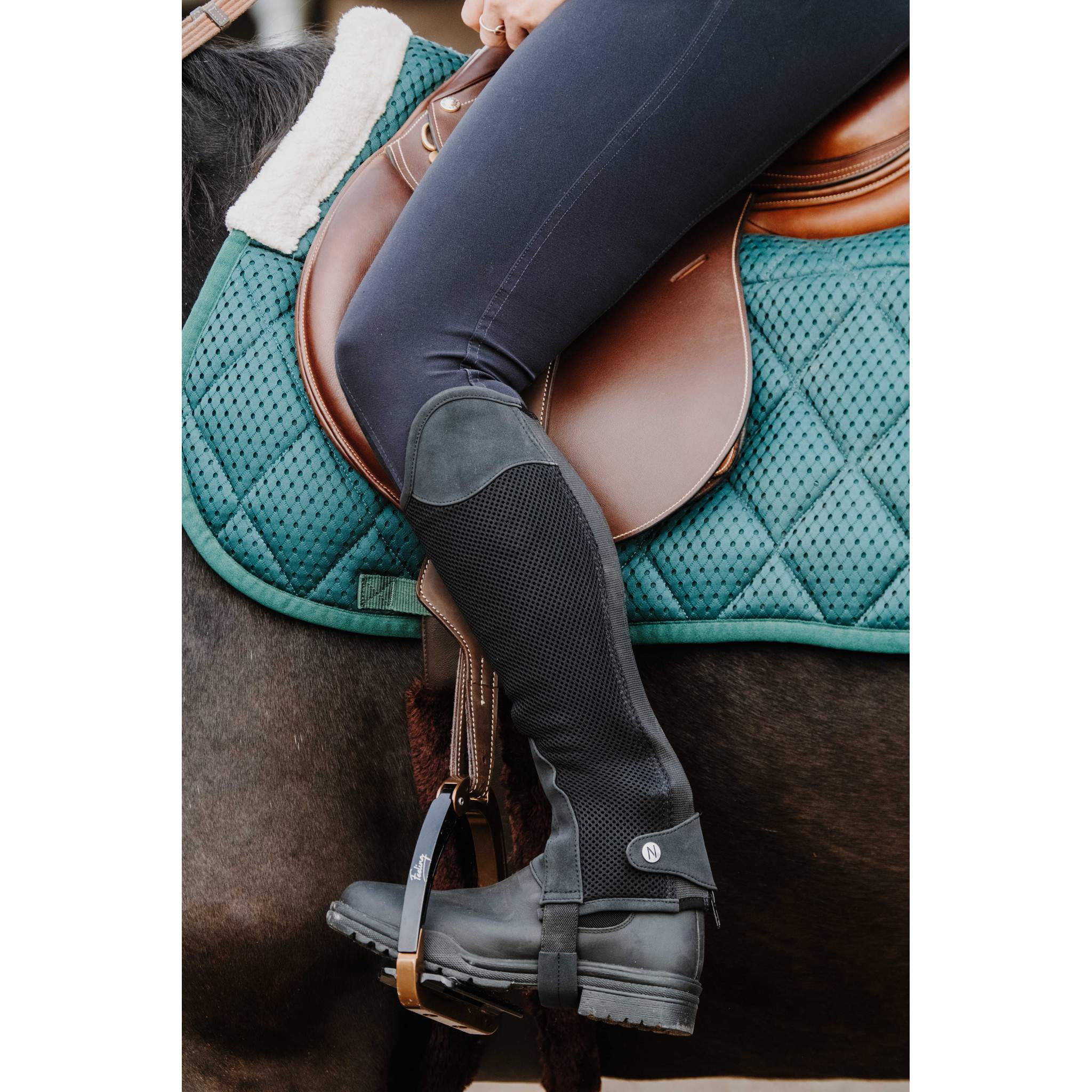 Norton Airflow Half-Chaps - Adult Black 913002202