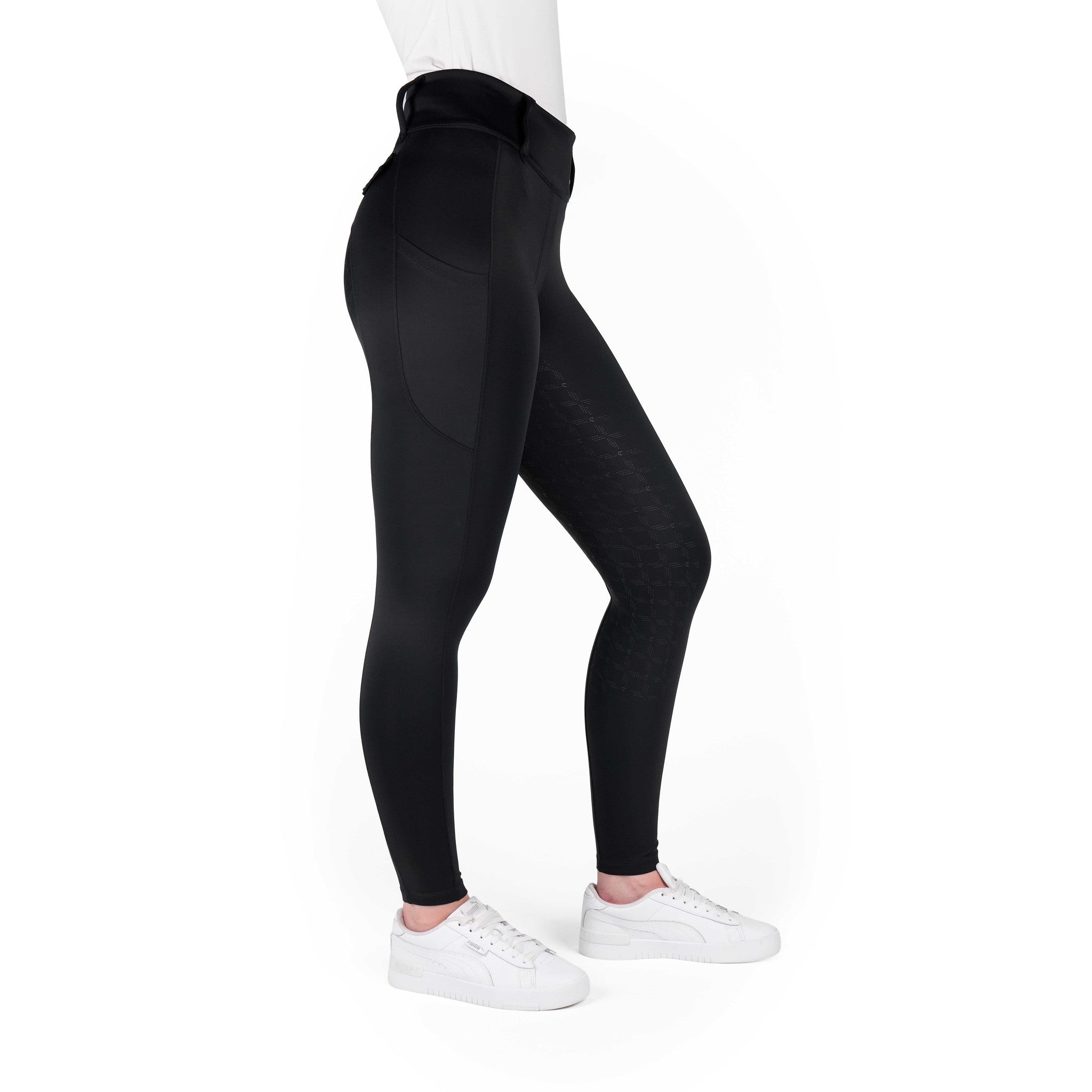 EQUITHÈME Alizé Full-Seat Leggings - Ladies Black 979167236