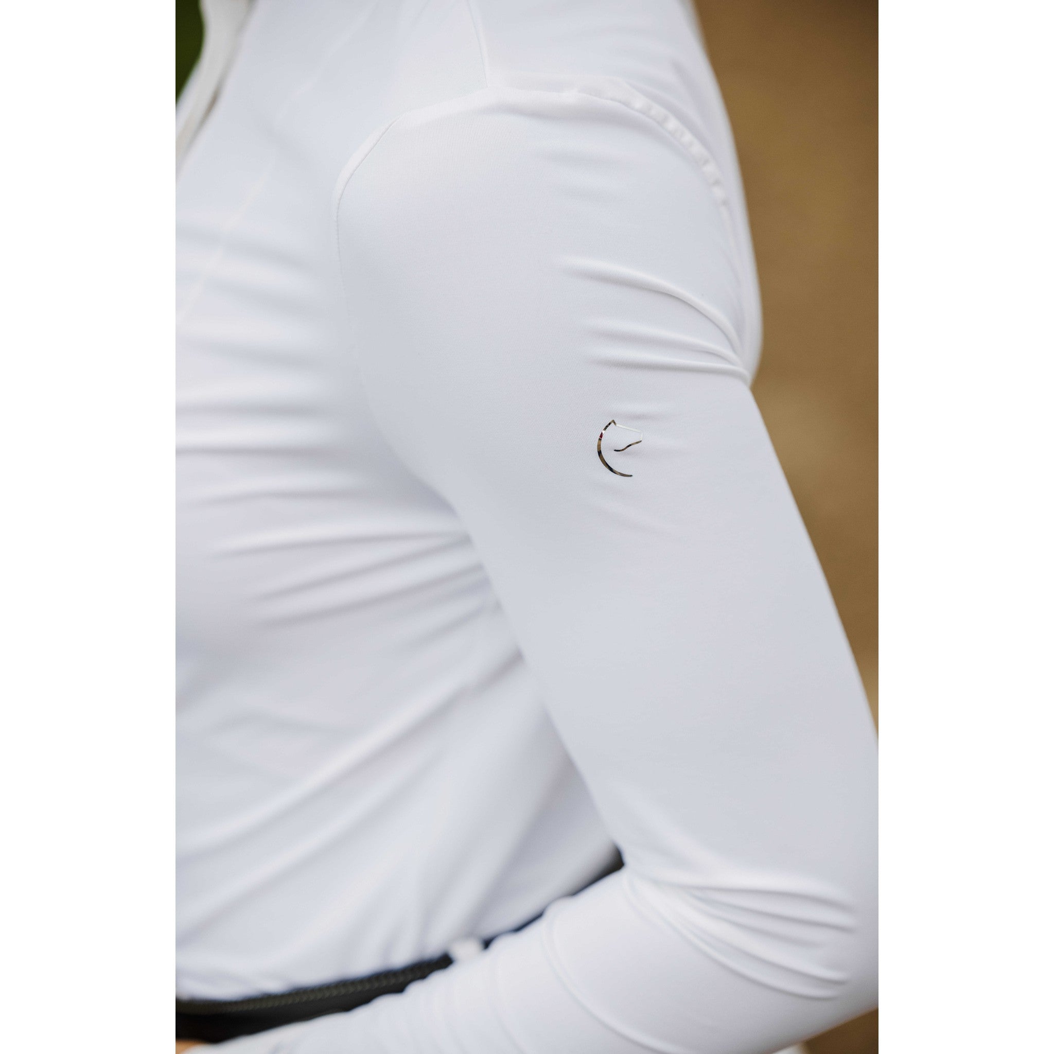 EQUITHÈME Julie Show Shirt - Ladies White 962124011