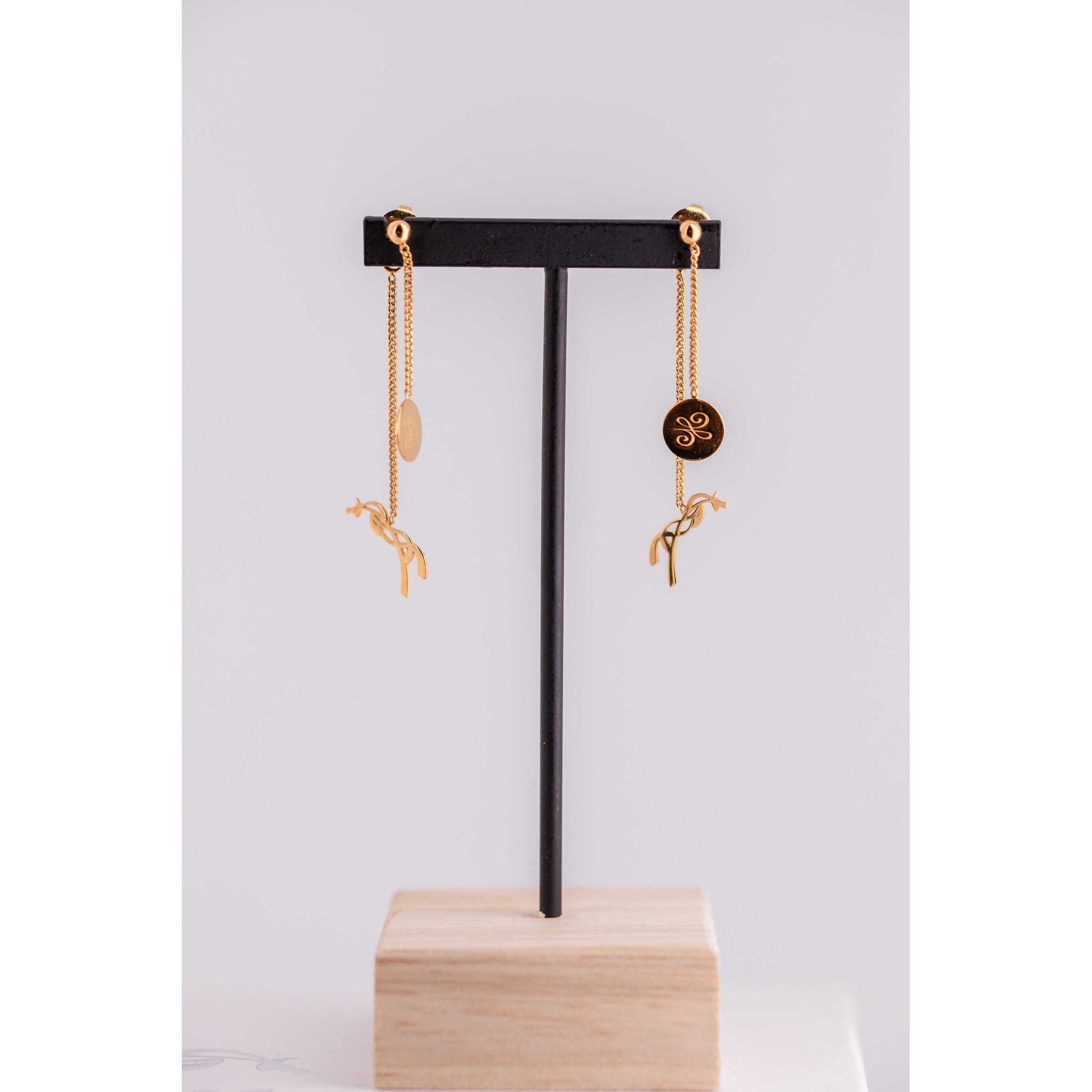 Penelope Yuna Earrings Golden - 902921010_packshot_2