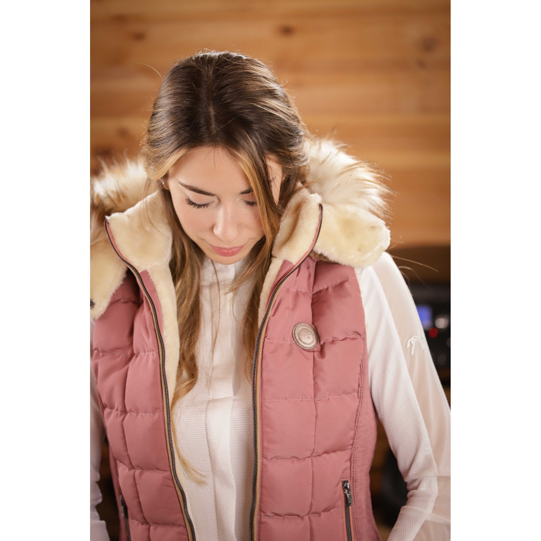 Pénélope New Roge Padded Jacket - Ladies Antique pink 978806160