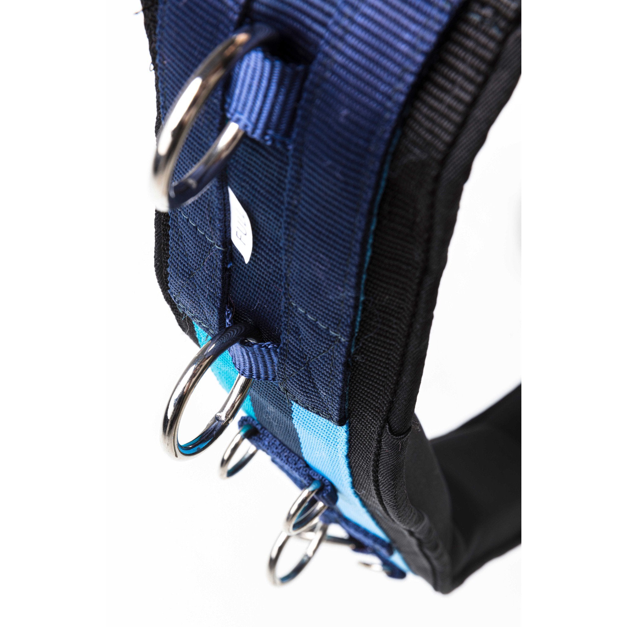 Synthetic lunging surcingle Turquoise/navy/light blue 401031307