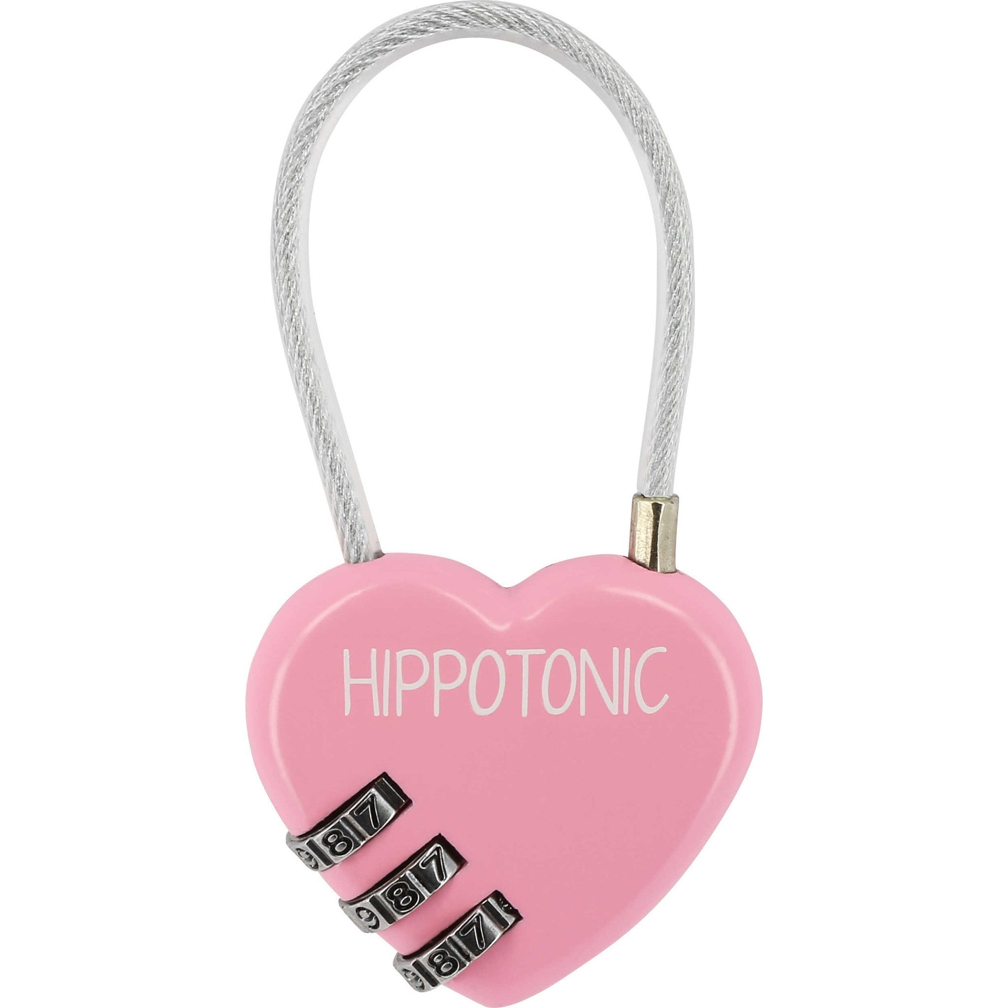 Hippo-Tonic Heart Padlock Pink 700045013