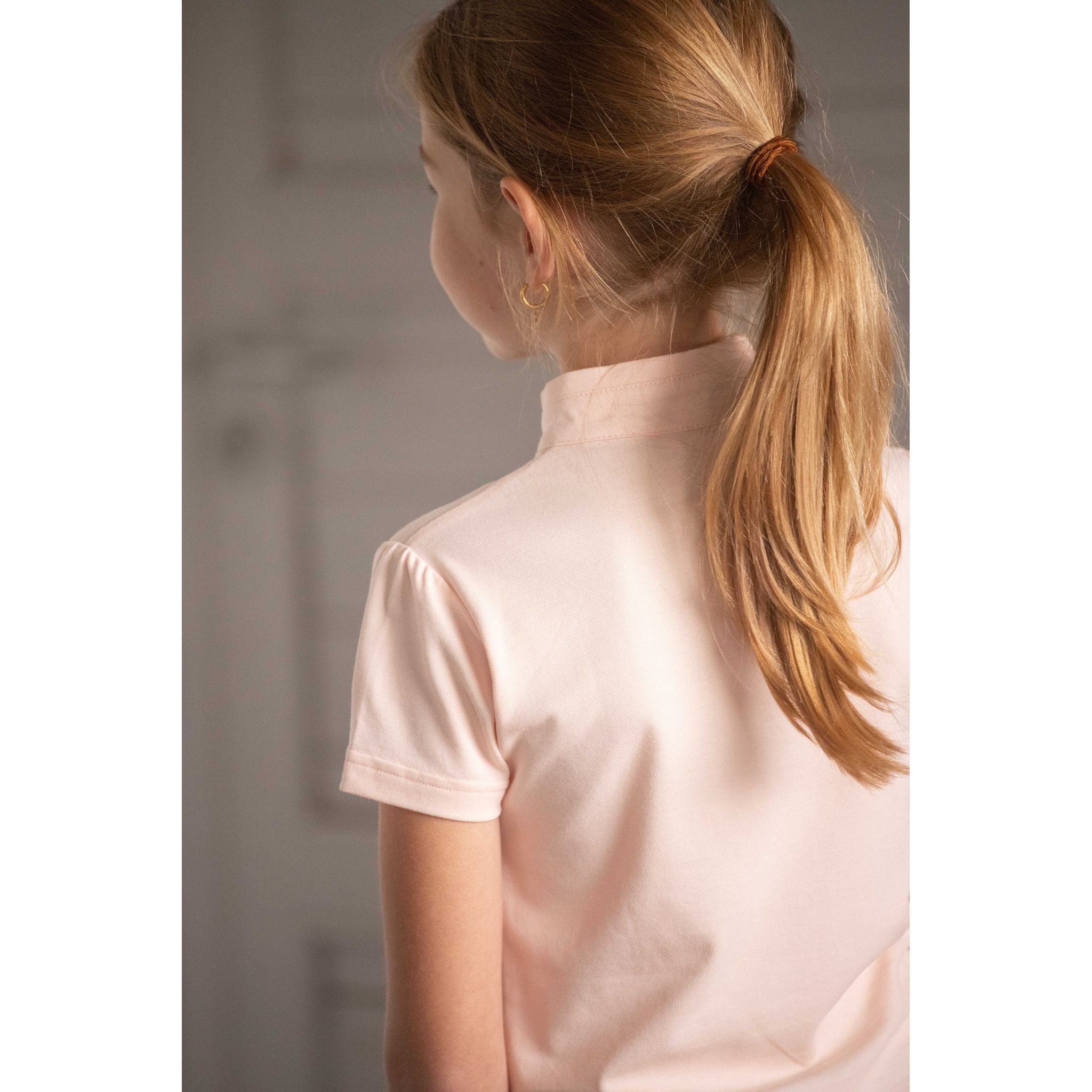 Eden by Pénélope Victorine Polo Shirt - Kids Beige/pink - 980407510_ambi_3