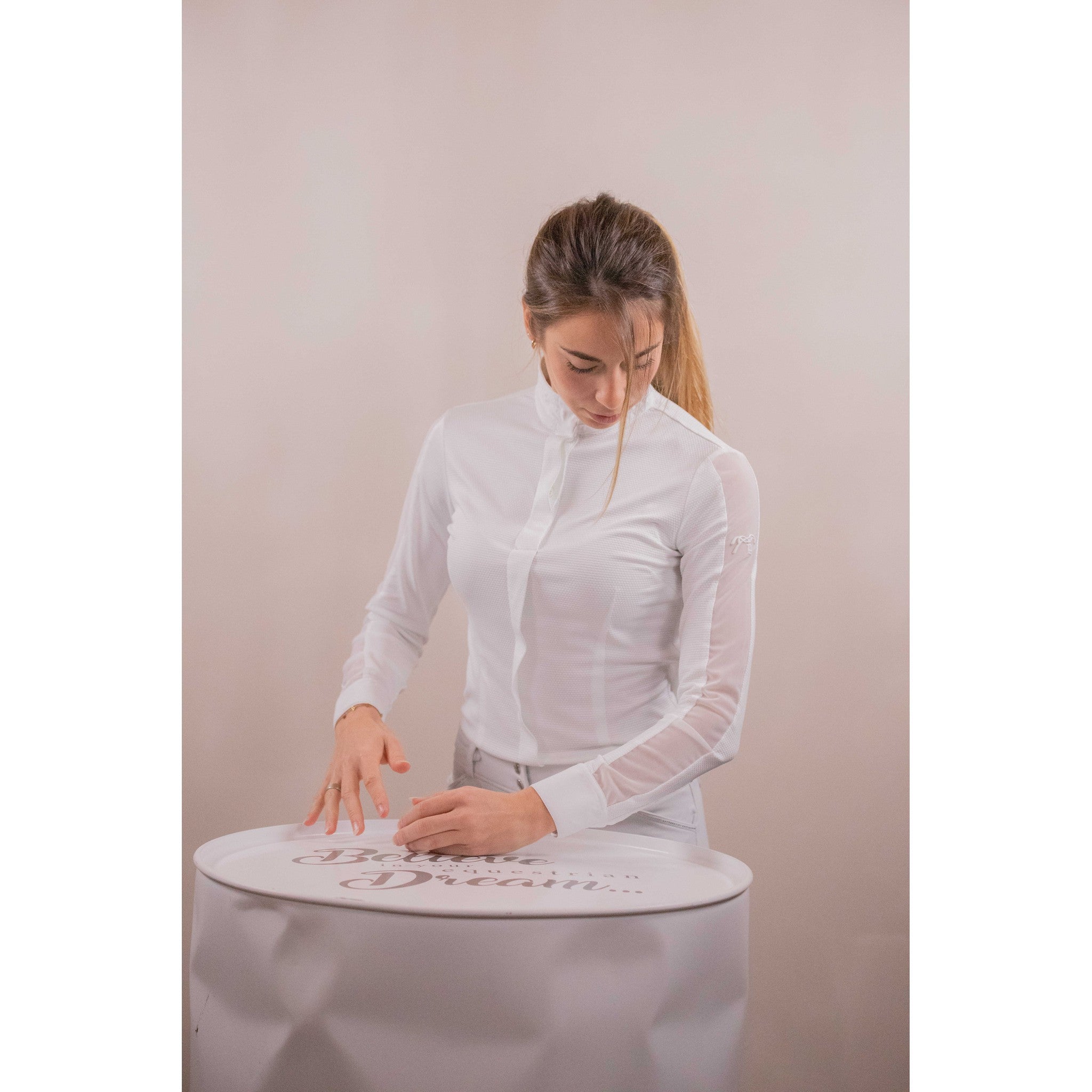 Pénélope Las Honey show polo shirt - Ladies White 987913011