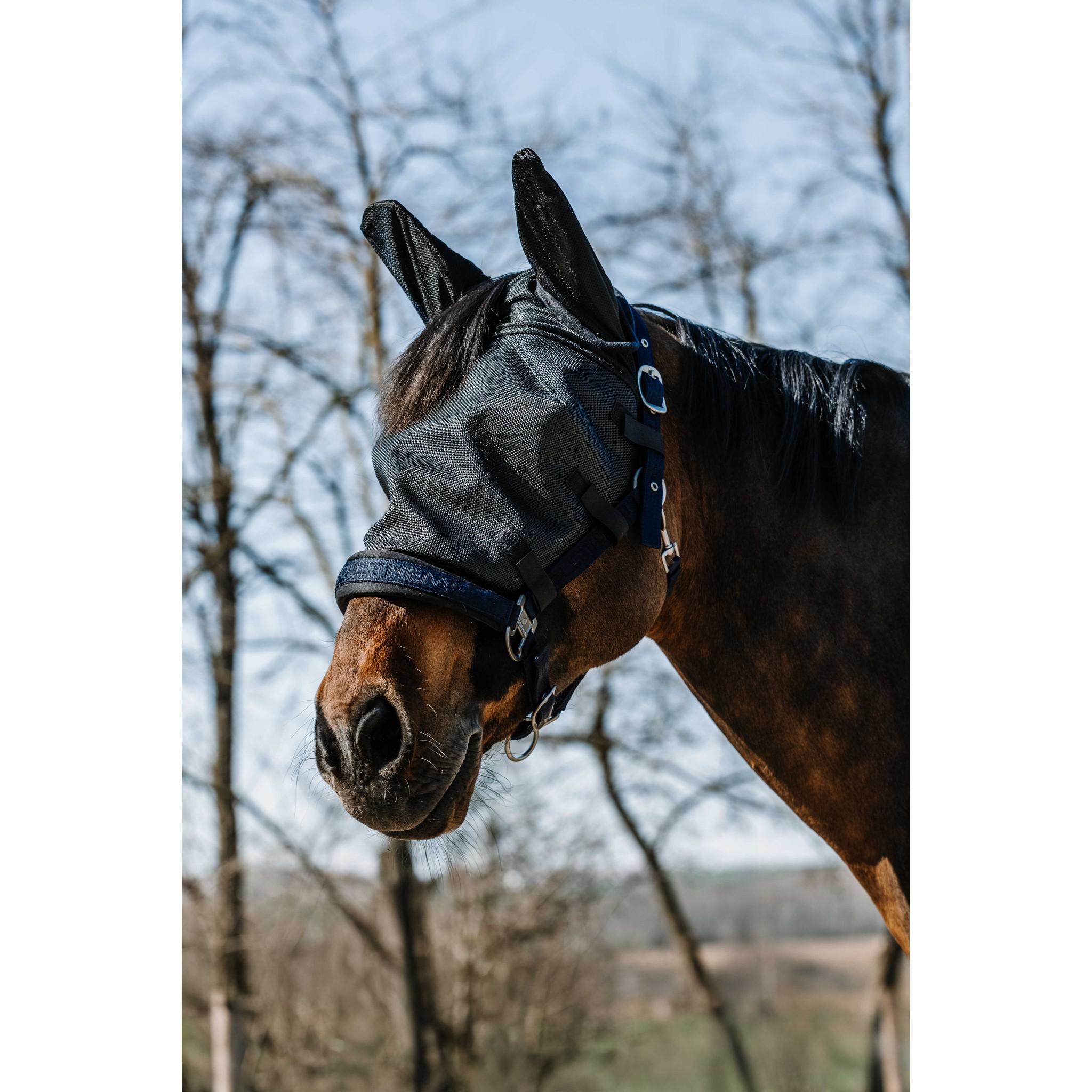 EQUITHÈME Halter Anti UV Fly Mask Black 306040203