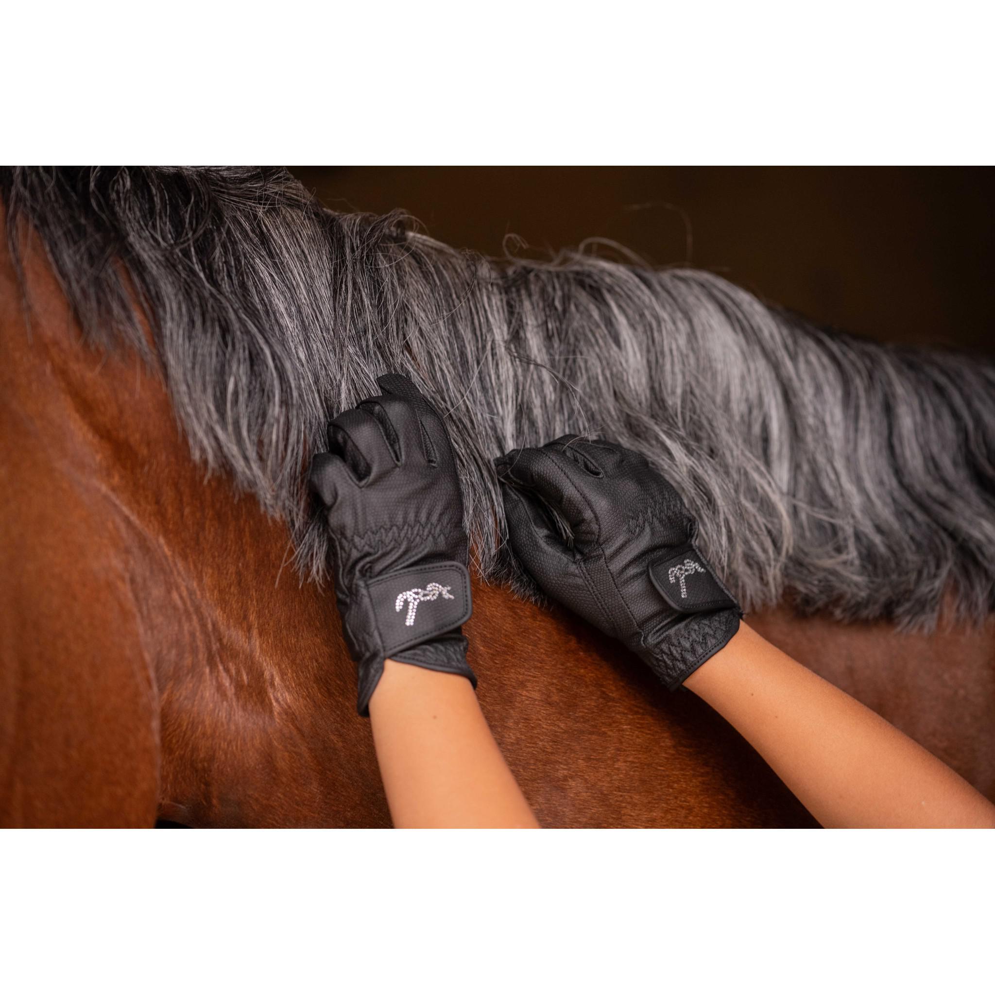 Eden by Pénélope Prisma Gloves - Children Black 980652255