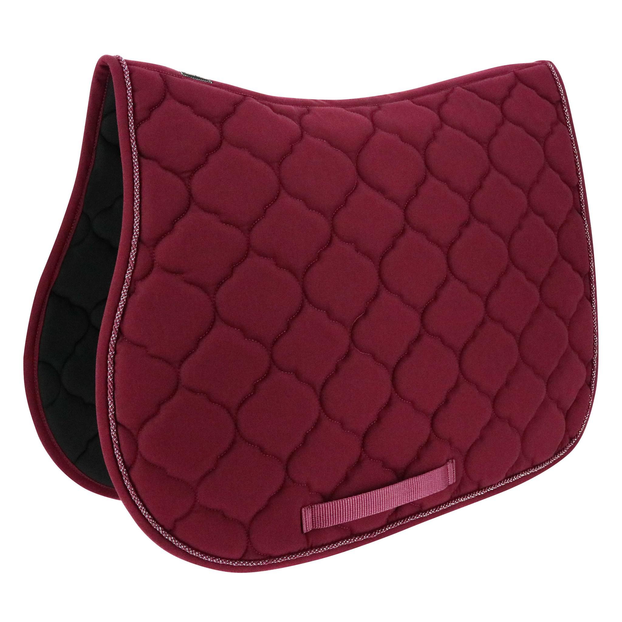Riding World Rope Saddle pad - All purpose Burgundy 204535033