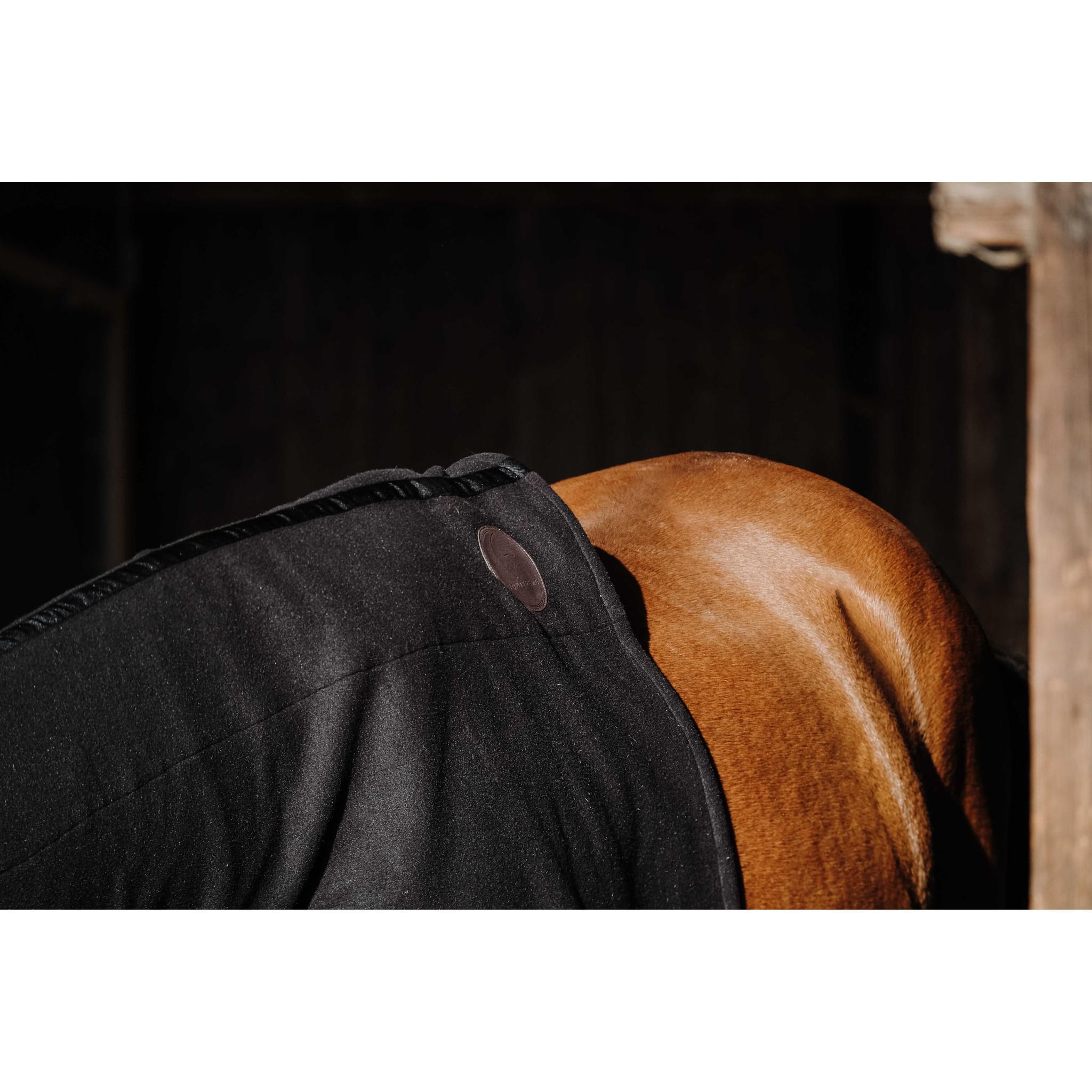 EQUITHÈME Fleece Head and Neck Cover Black 400413102