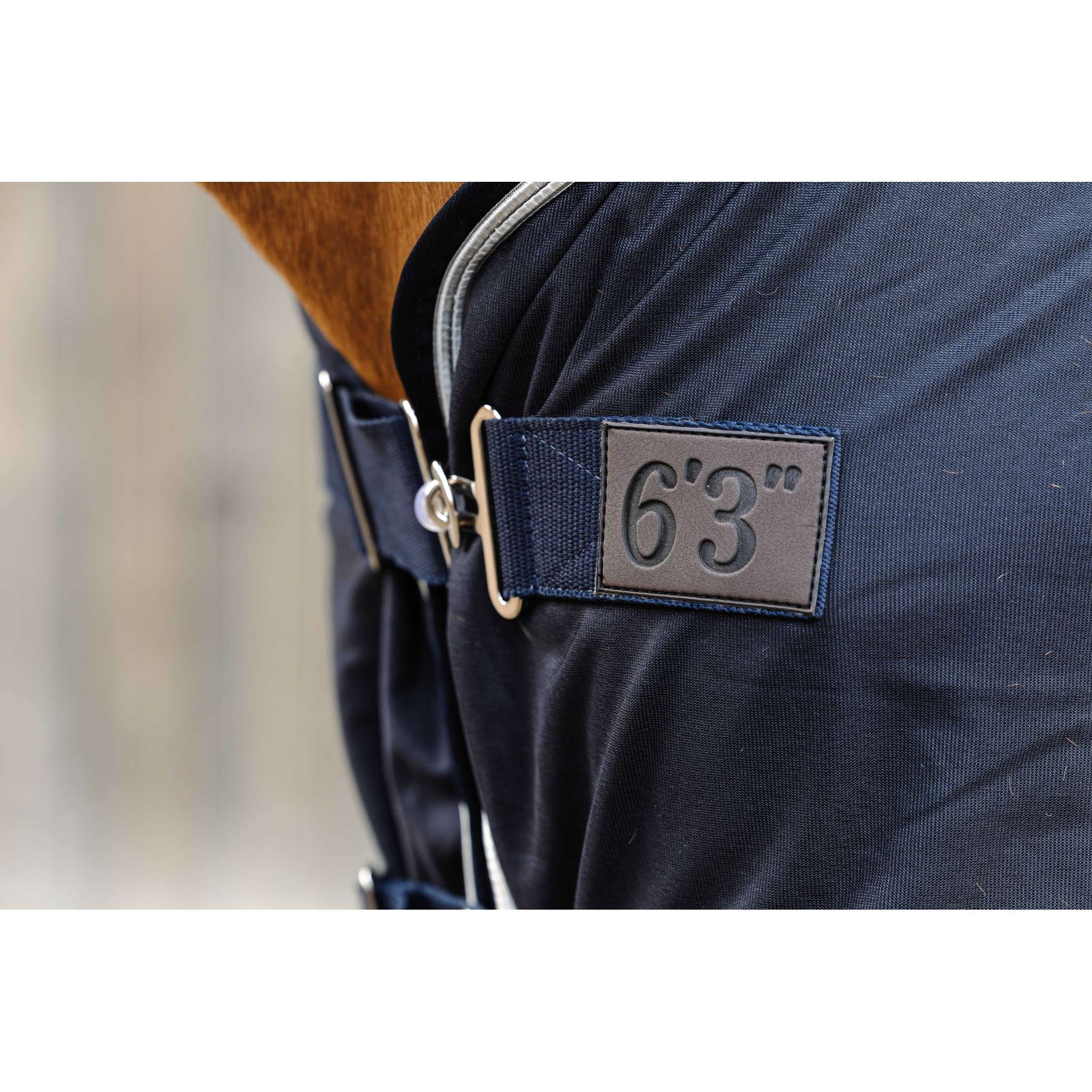 EQUITHÈME Micro Mesh Sheet - Standard Navy blue 400354063