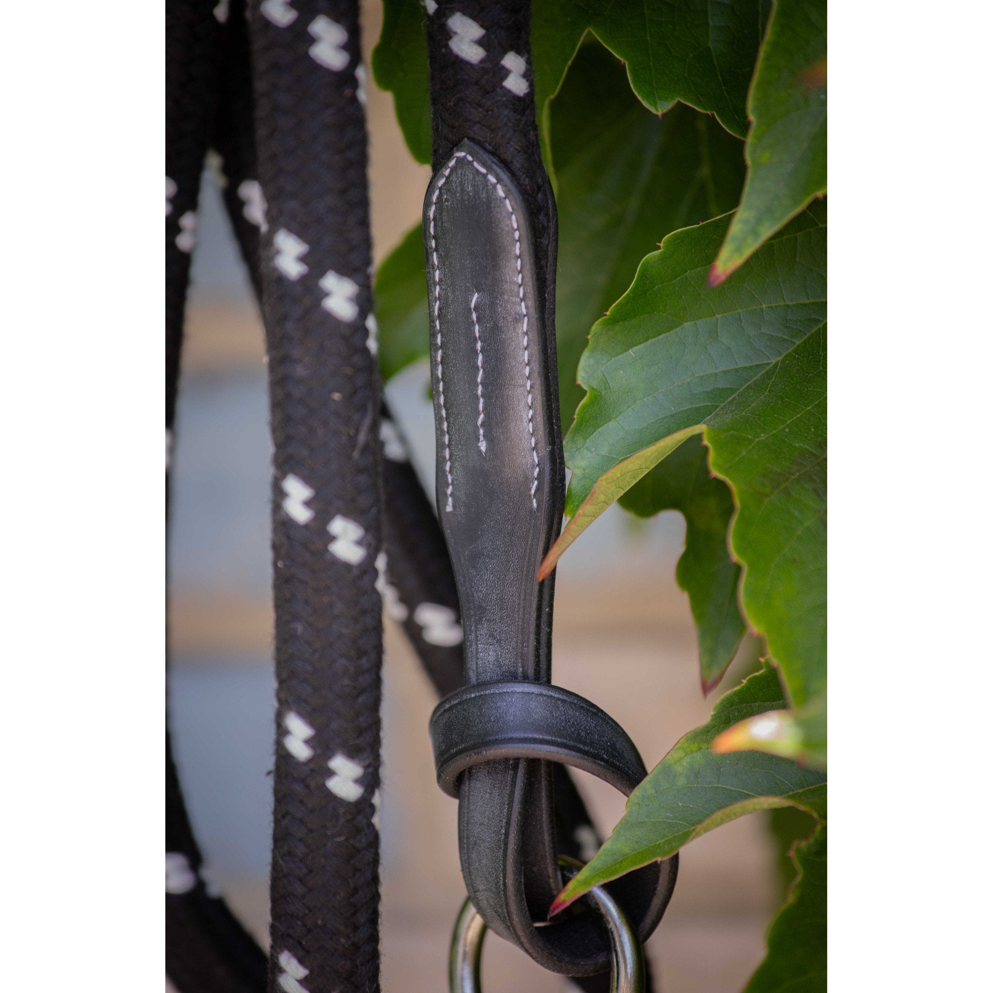 Pénélope rope and leather Lead Rope Black 520801002