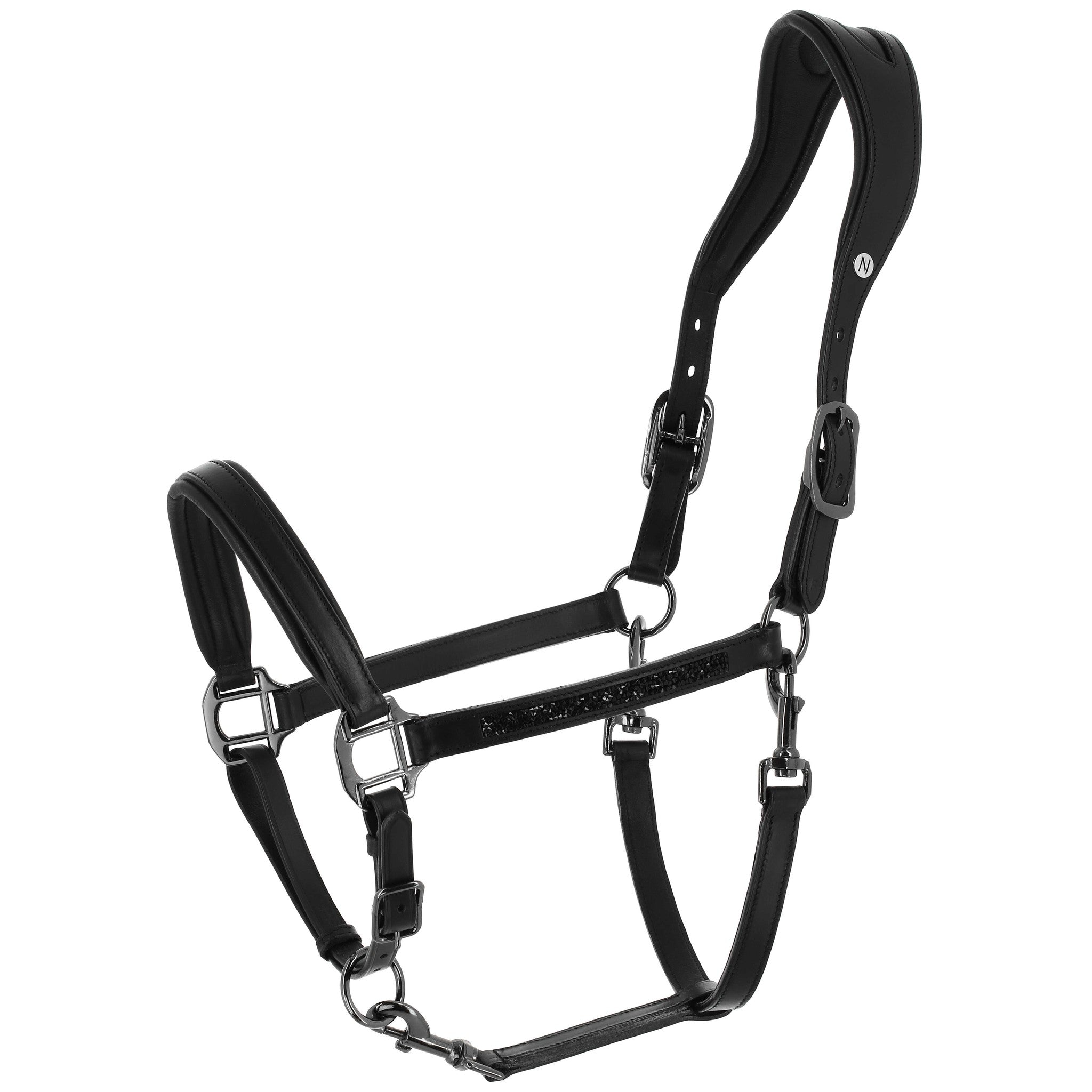 Norton Anatomical Crystal Halter Black - 510327302_packshot_1