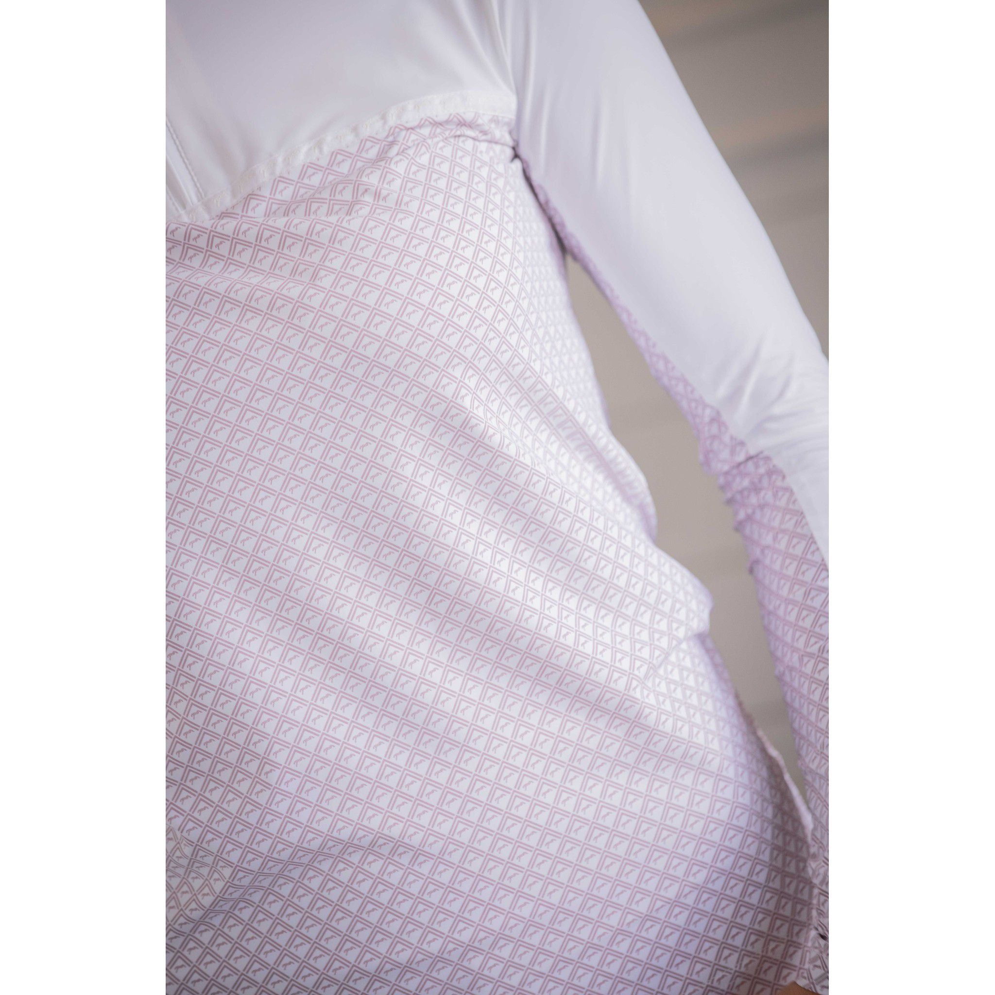 Pénélope Debbie Show Polo Shirt - Ladies White/pink 987920011