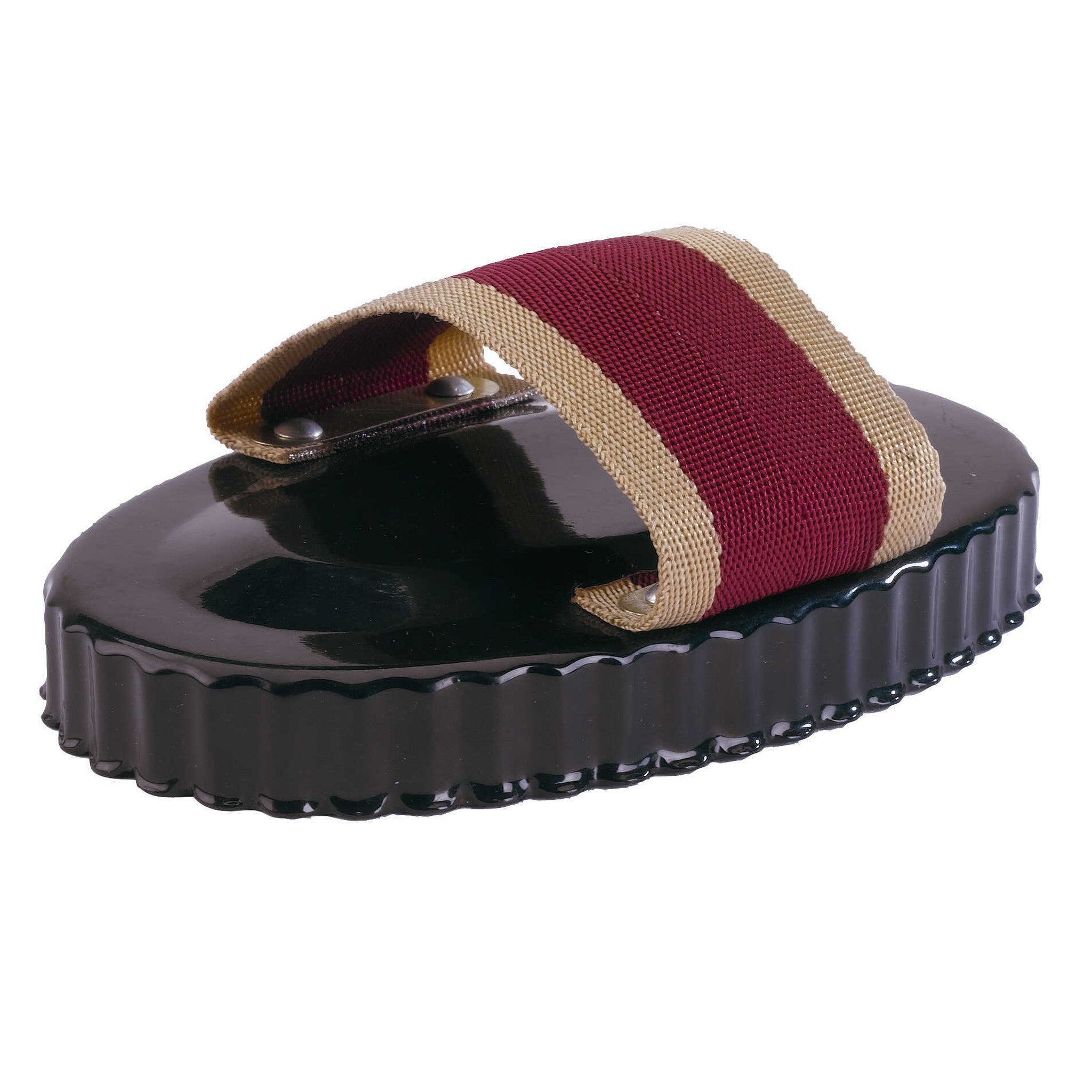 Oval metallic Hippo-Tonic Curry comb, cheap Black 700025