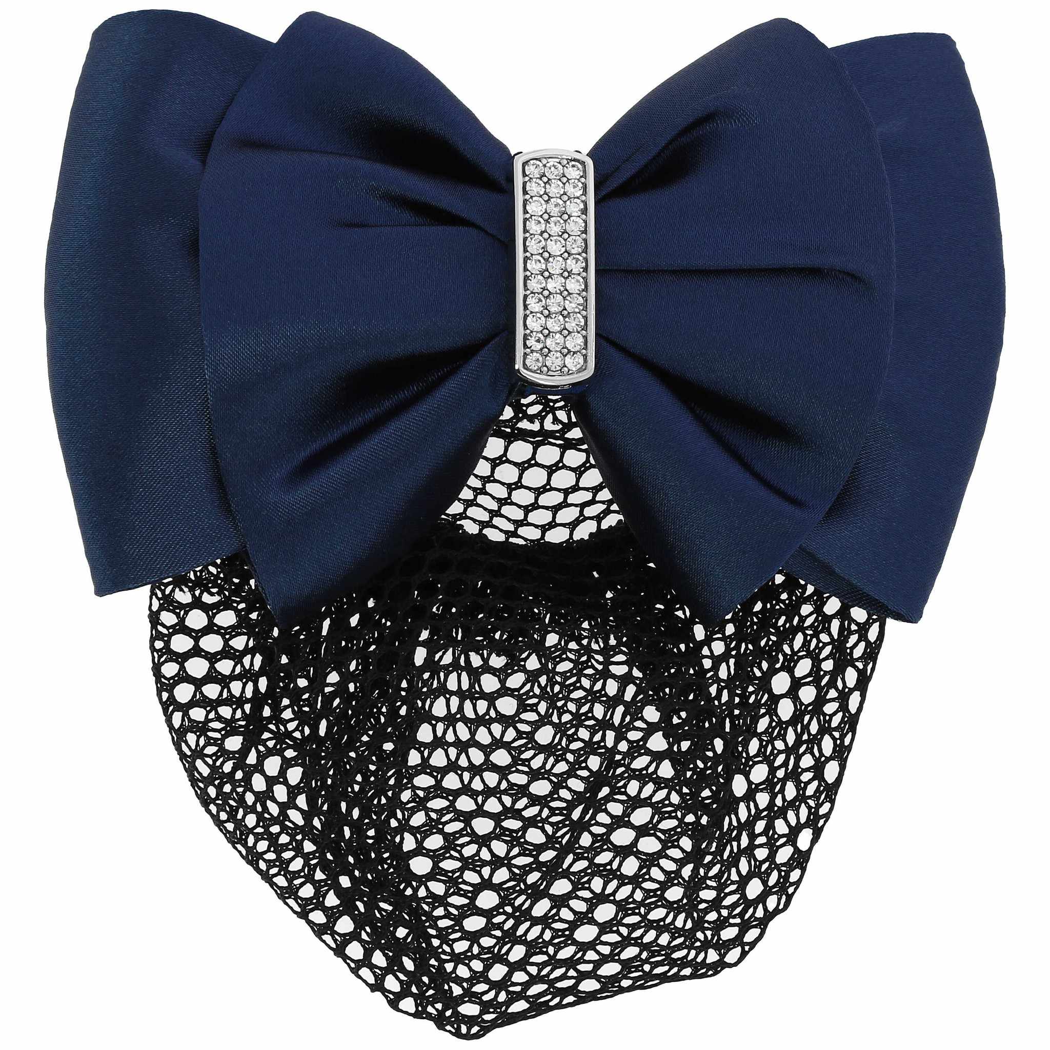 EQUITHÈME Strass Hair Net Barrette Navy blue 930247007