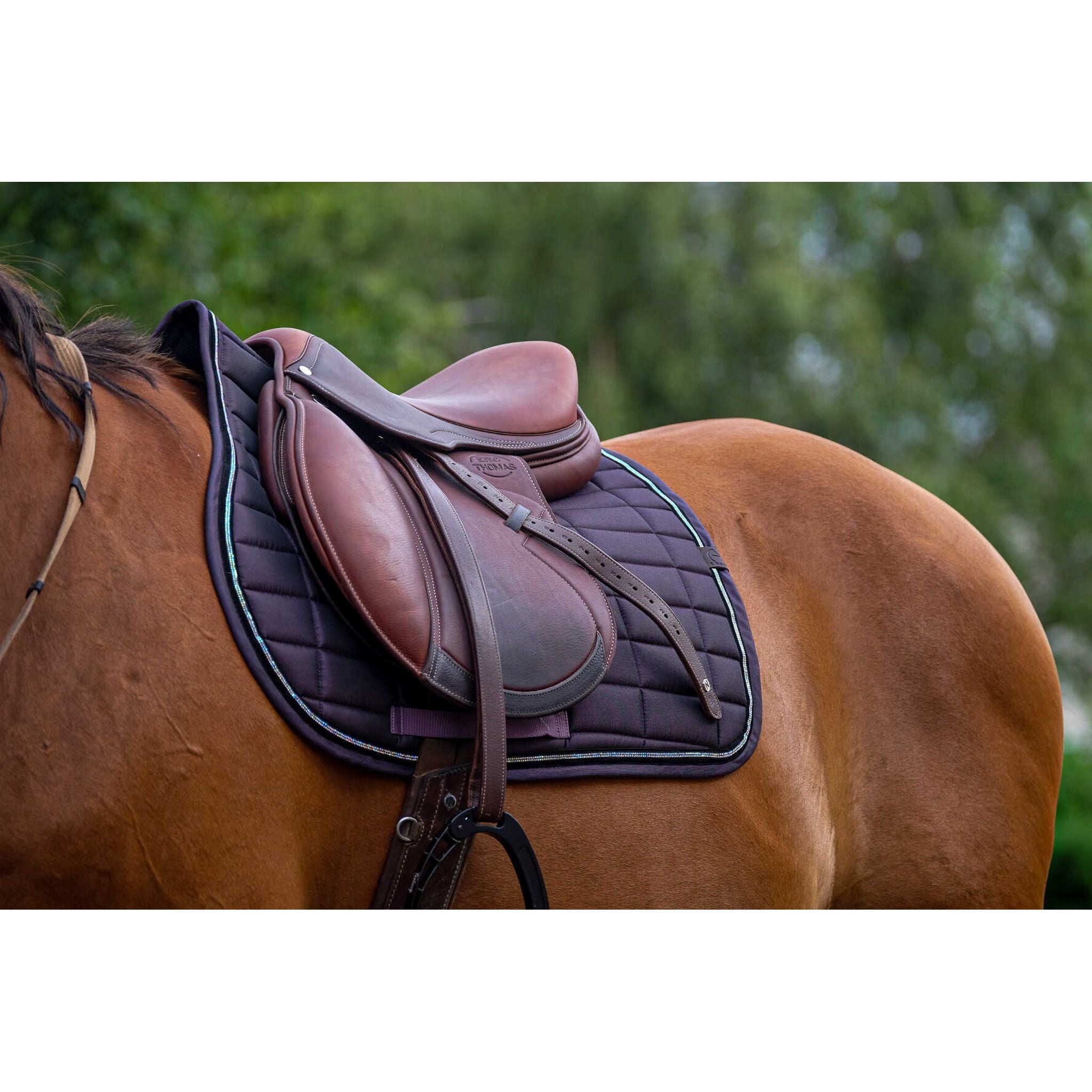 EQUITHÈME Domino All-Purpose Saddle Pad Purple - 204782015_ambi_2