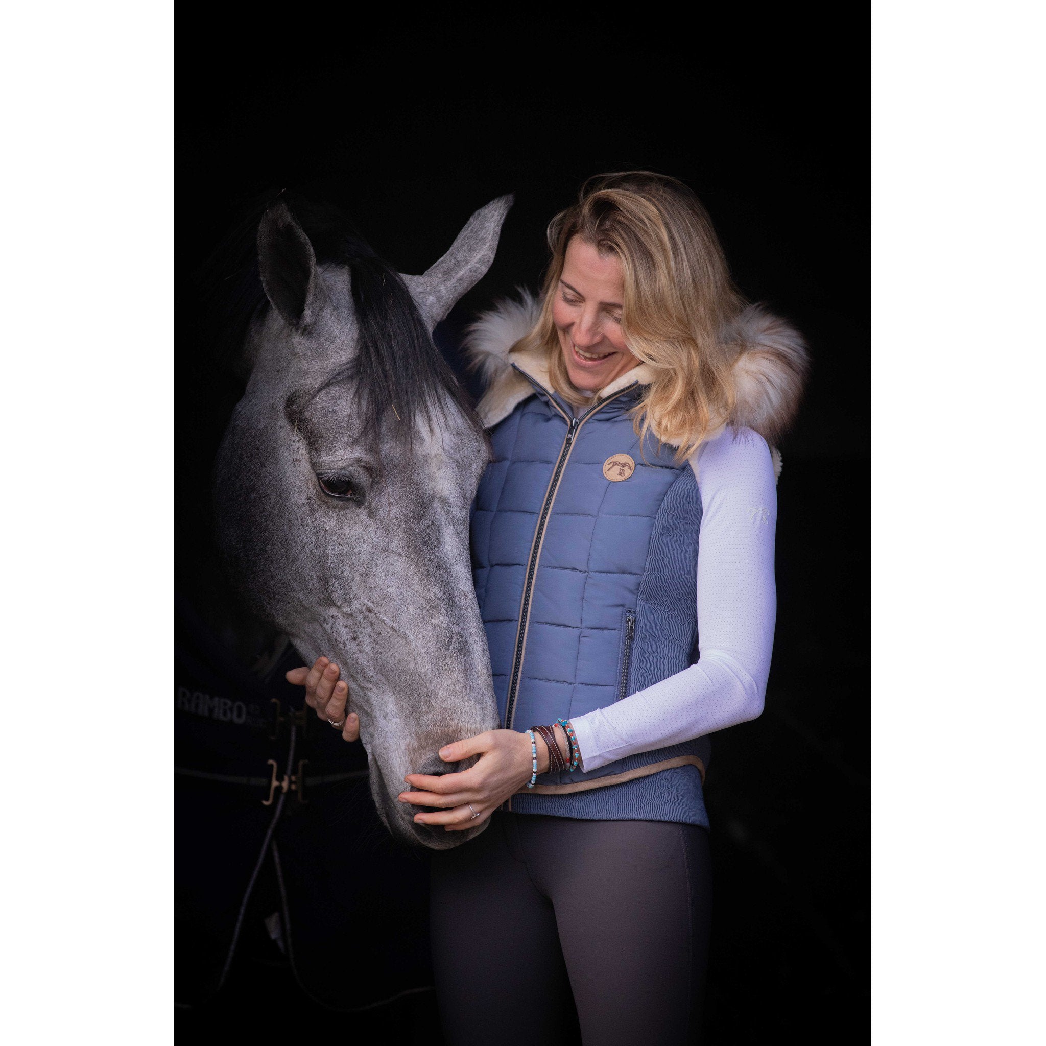 Pénélope New Roge Padded Jacket - Ladies Blue / gray 978806191
