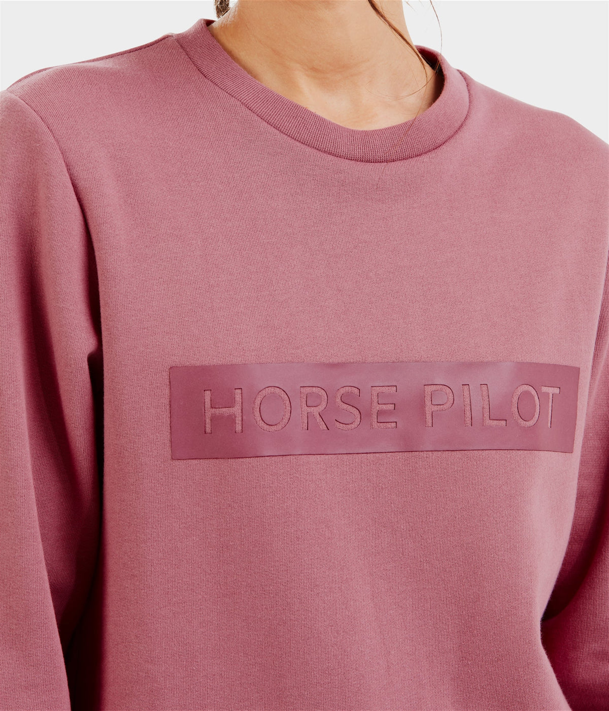 Horse Pilot Team Sweatshirt Women - Mesa Pink