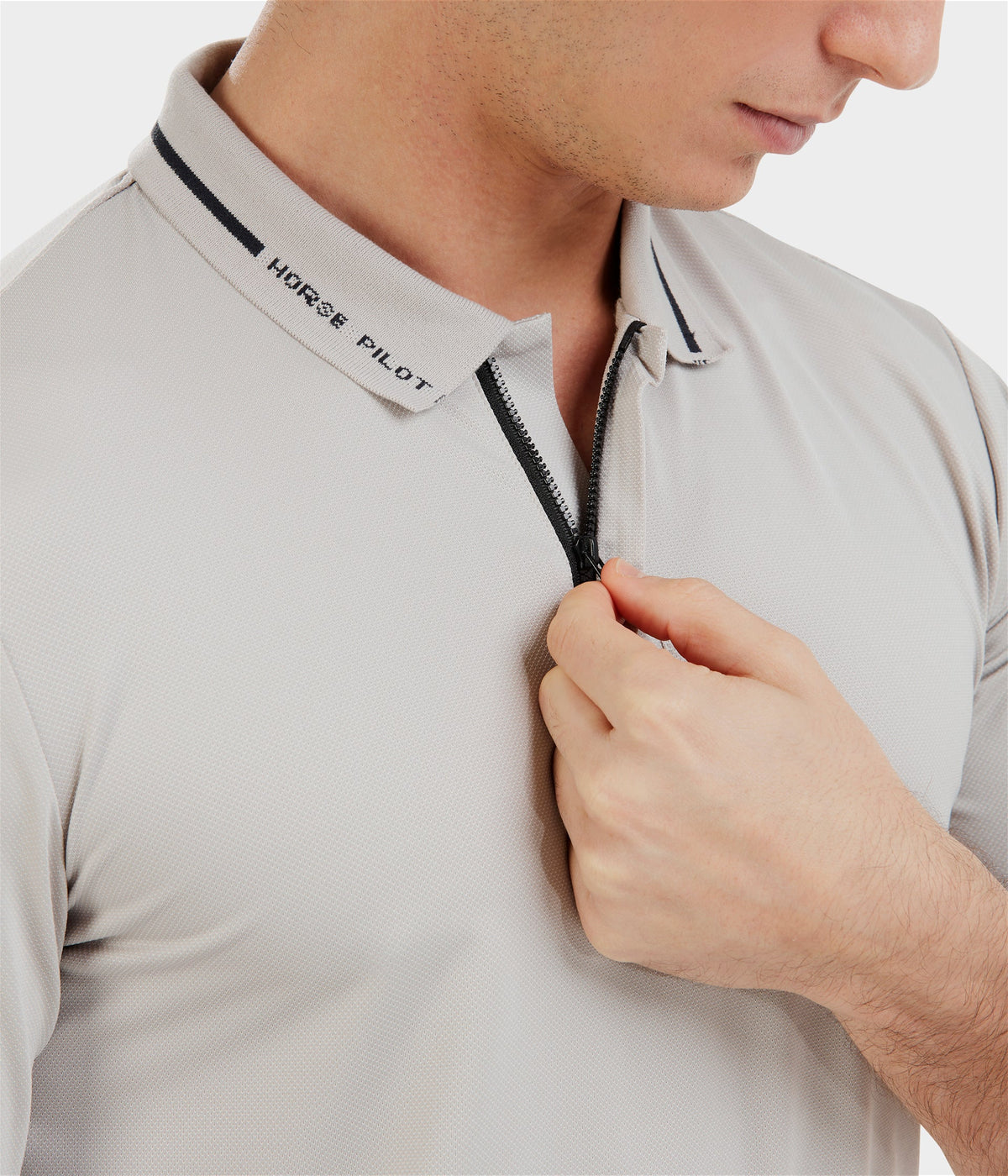 Horse Pilot Atlas Polo Men - Wind Grey