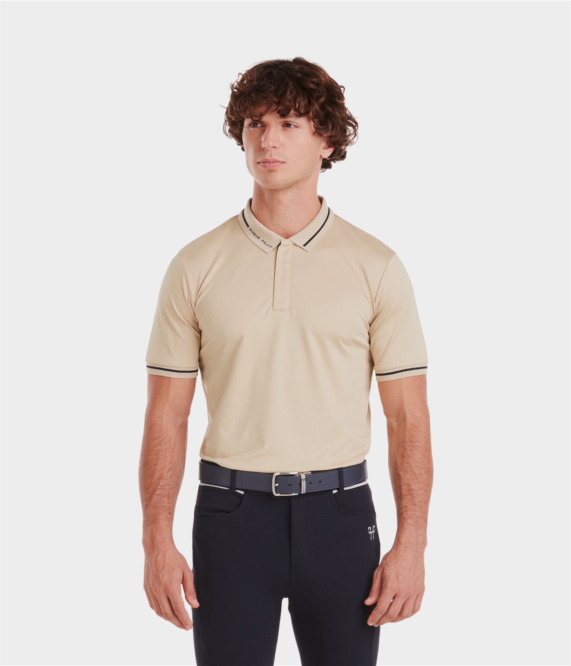 HORSE PILOT Atlas Polo Men - Latte