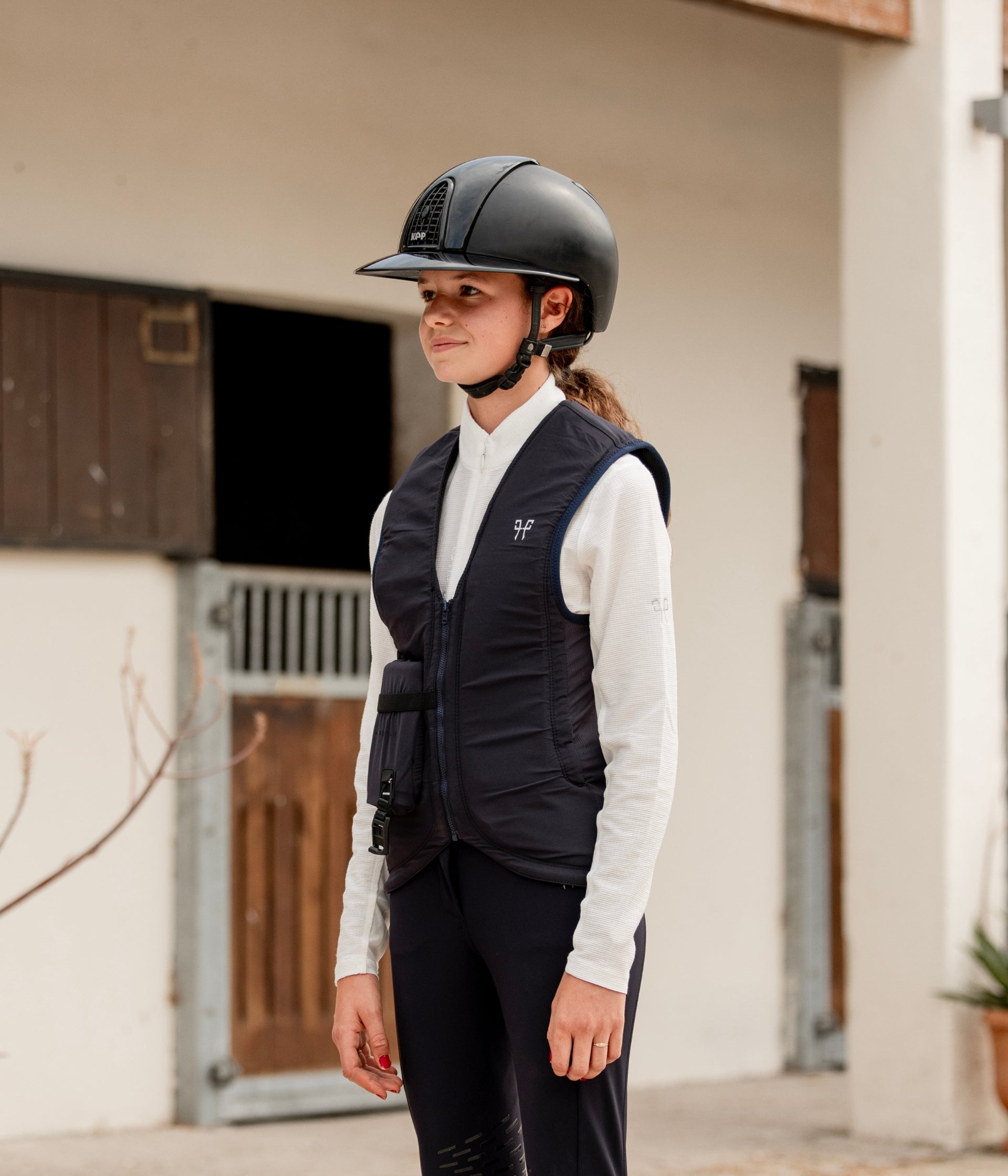 Horse Pilot Equestrian Safety Airbag Vest Twist Air 2.0 Junior - Dark Night