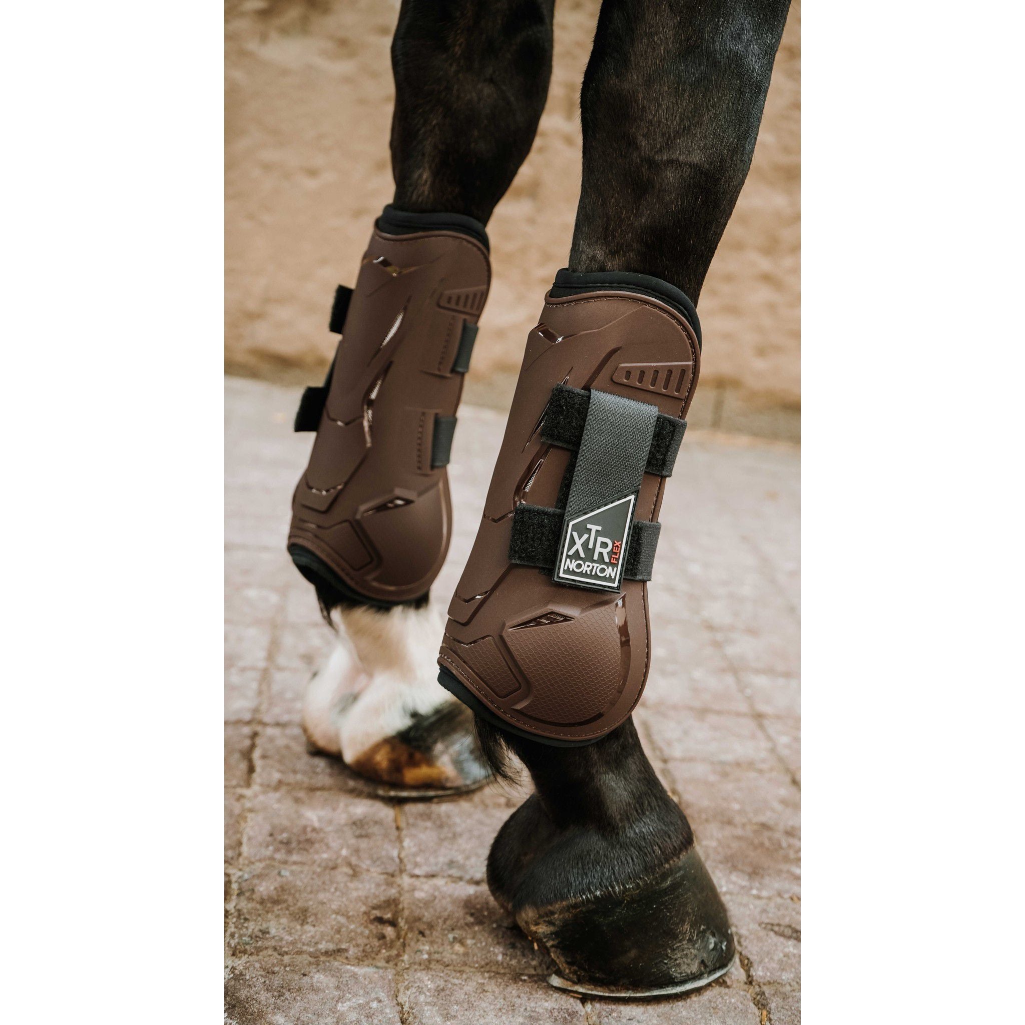 Norton XTR Flex Velcro Tendon Boots chestnut brown 530677304