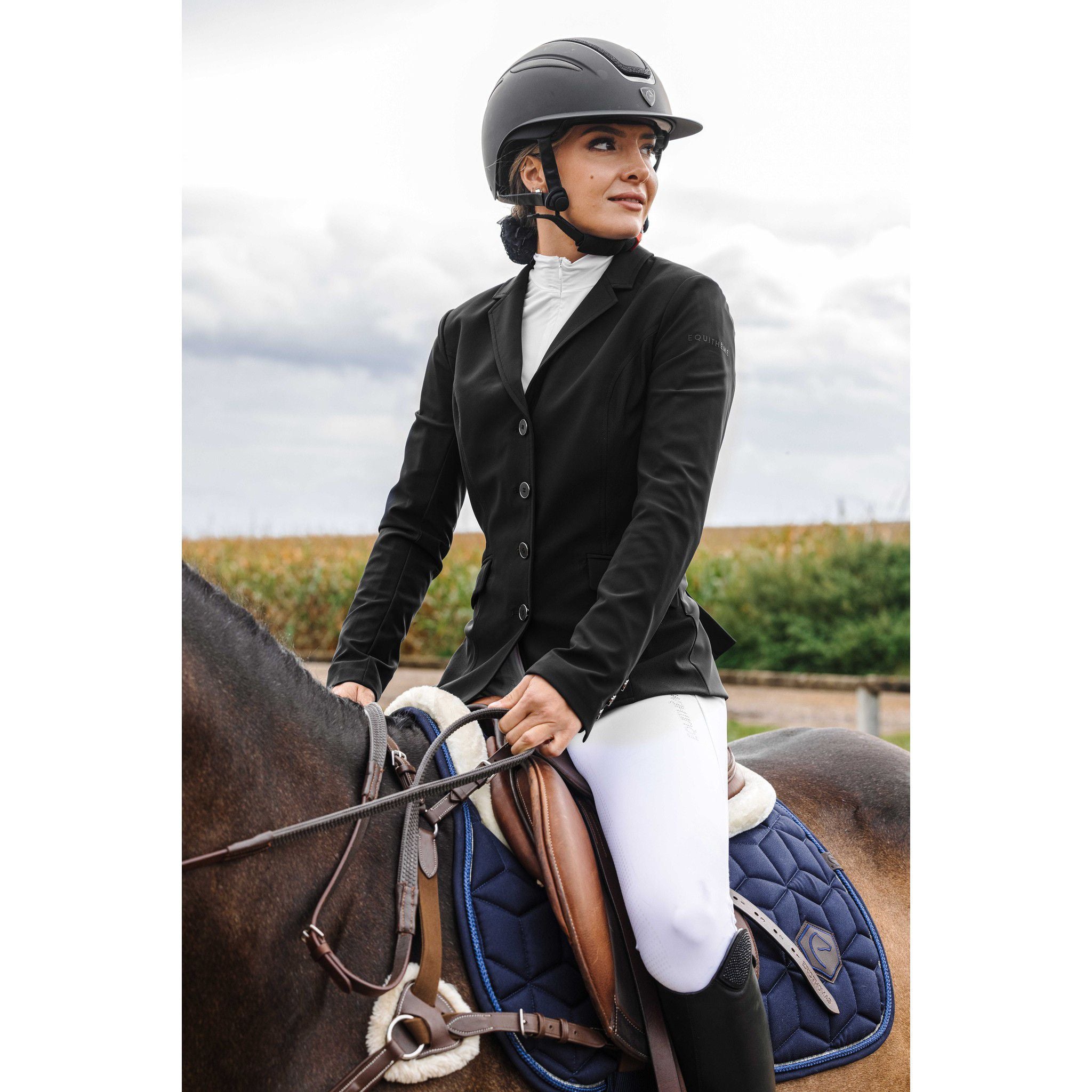 EQUITHÈME Nancy Show Jacket - Ladies Black 988527236