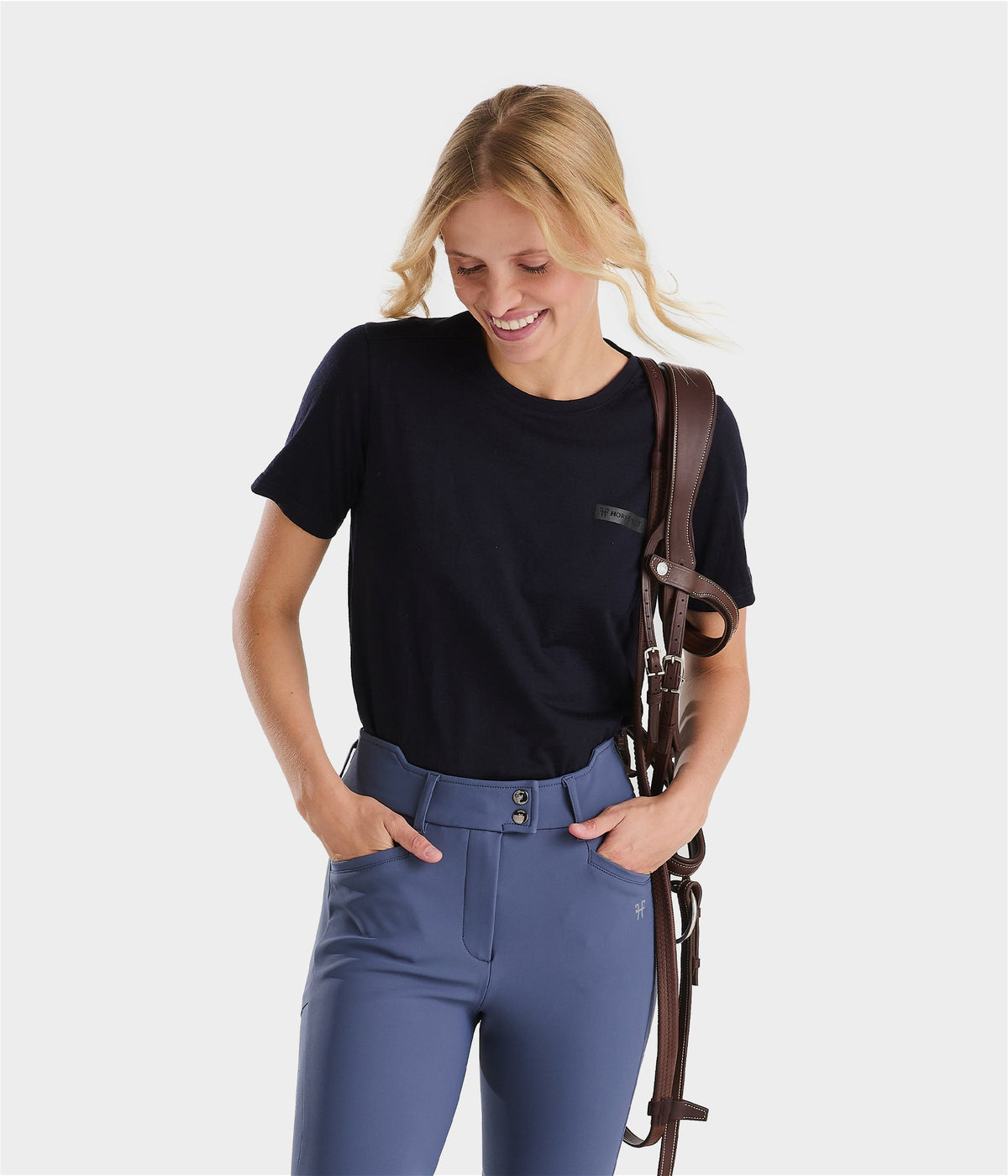 Horse Pilot Merinos Shirt Women - Dark Night