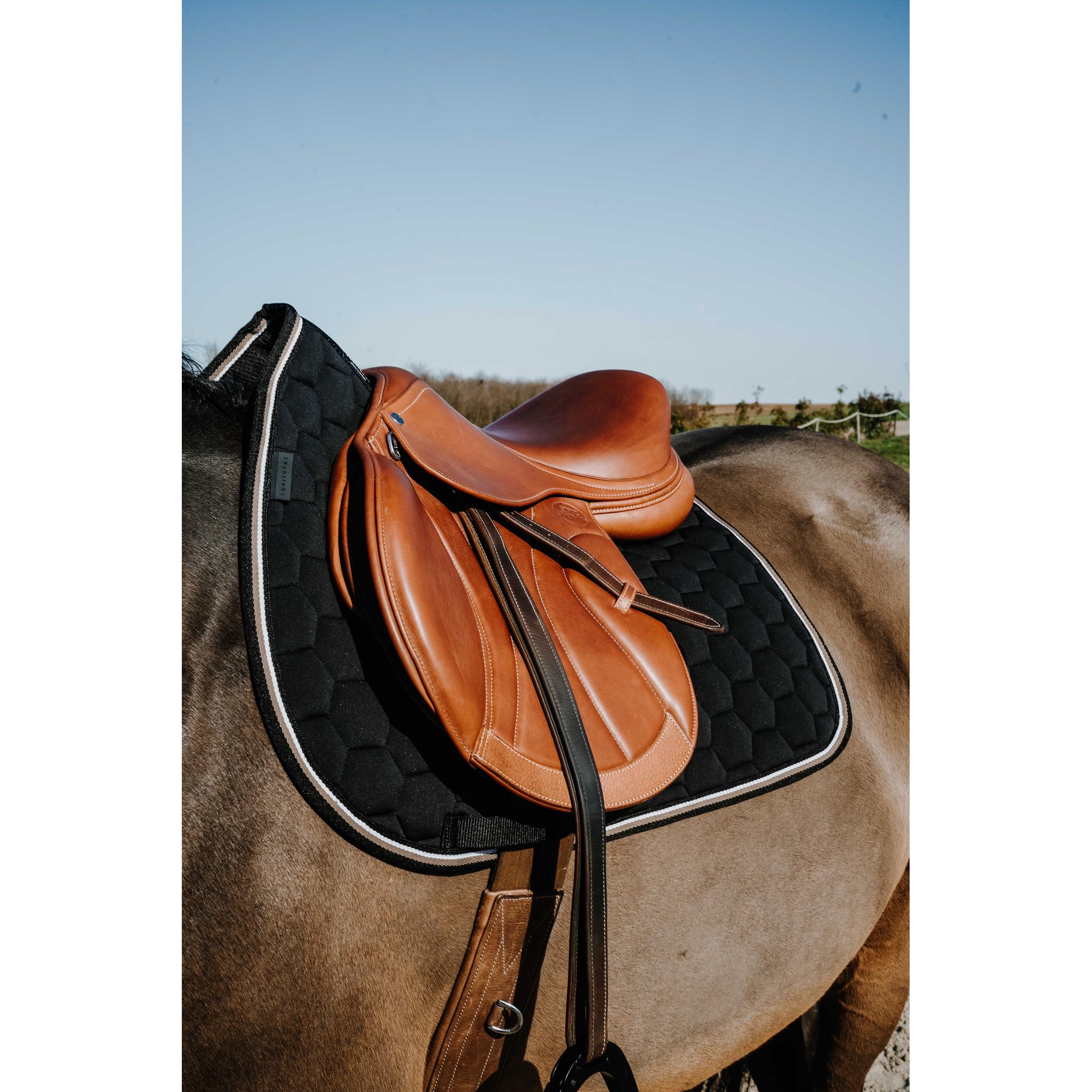 EQUITHÈME All-Purpose Saddle Pad - Coco Black - 204913002_ambi_2