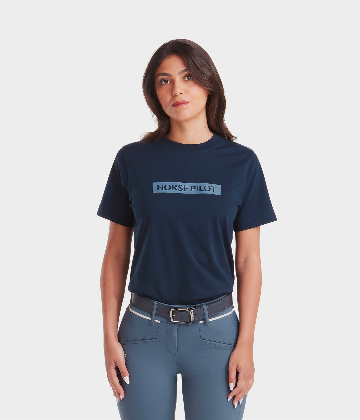 Horse Pilot Team Shirt Women - Navy