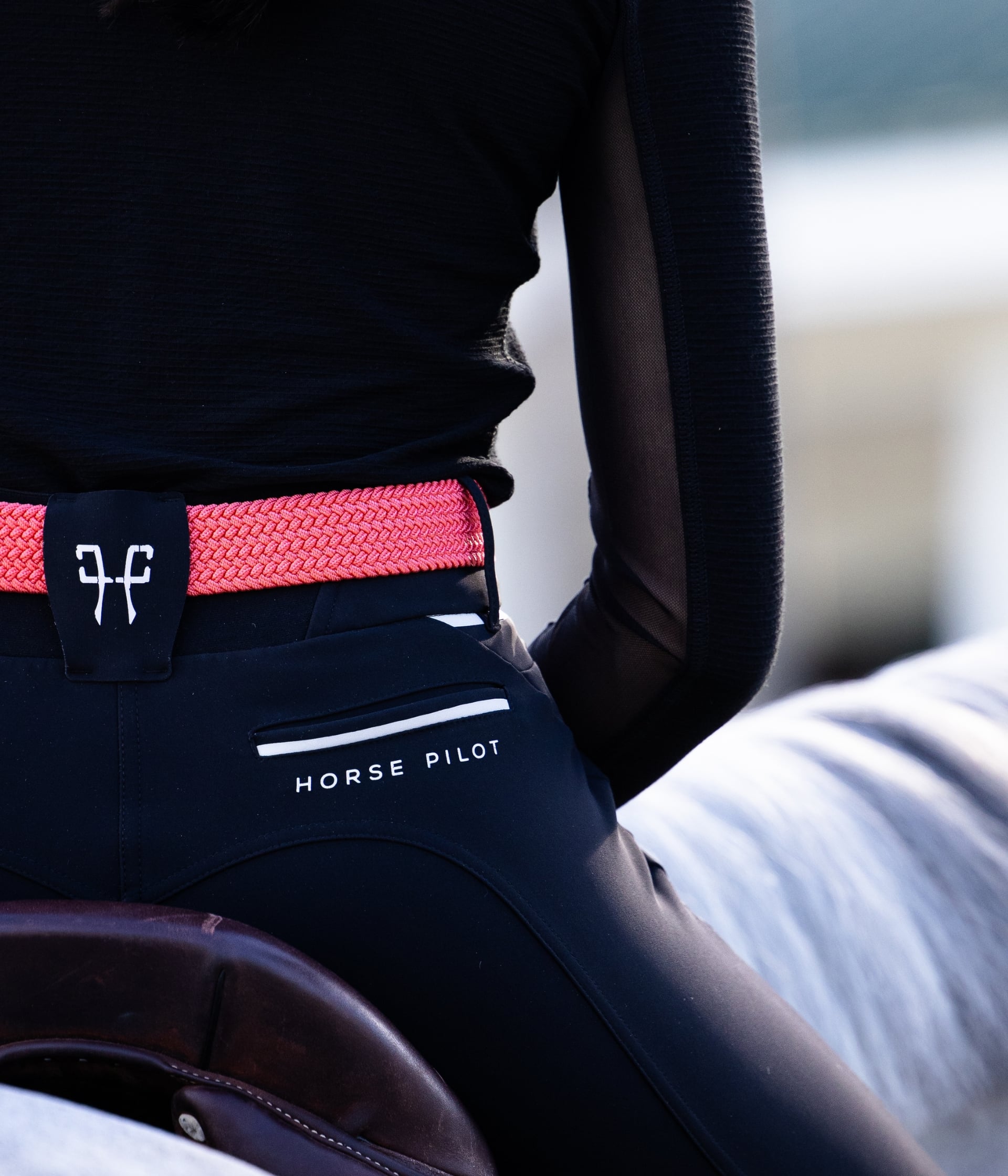Horse Pilot Exchange Belt - Rose Coral