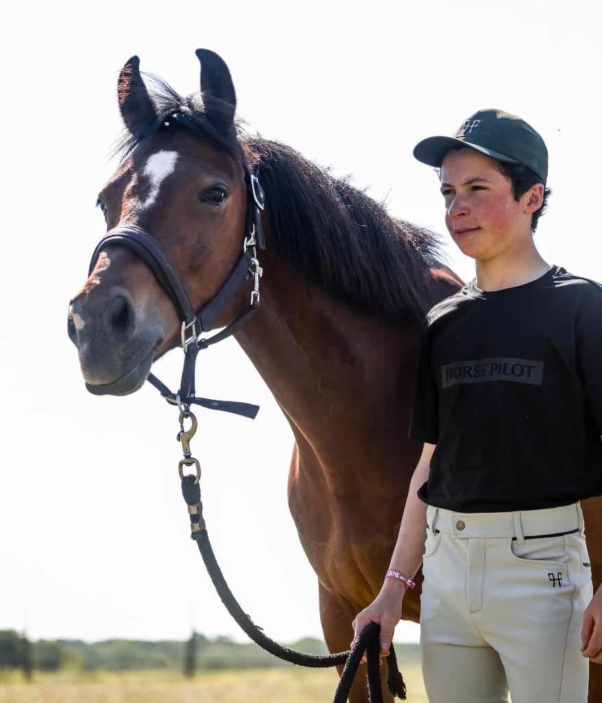 Horse Pilot Team Shirt Men - Black